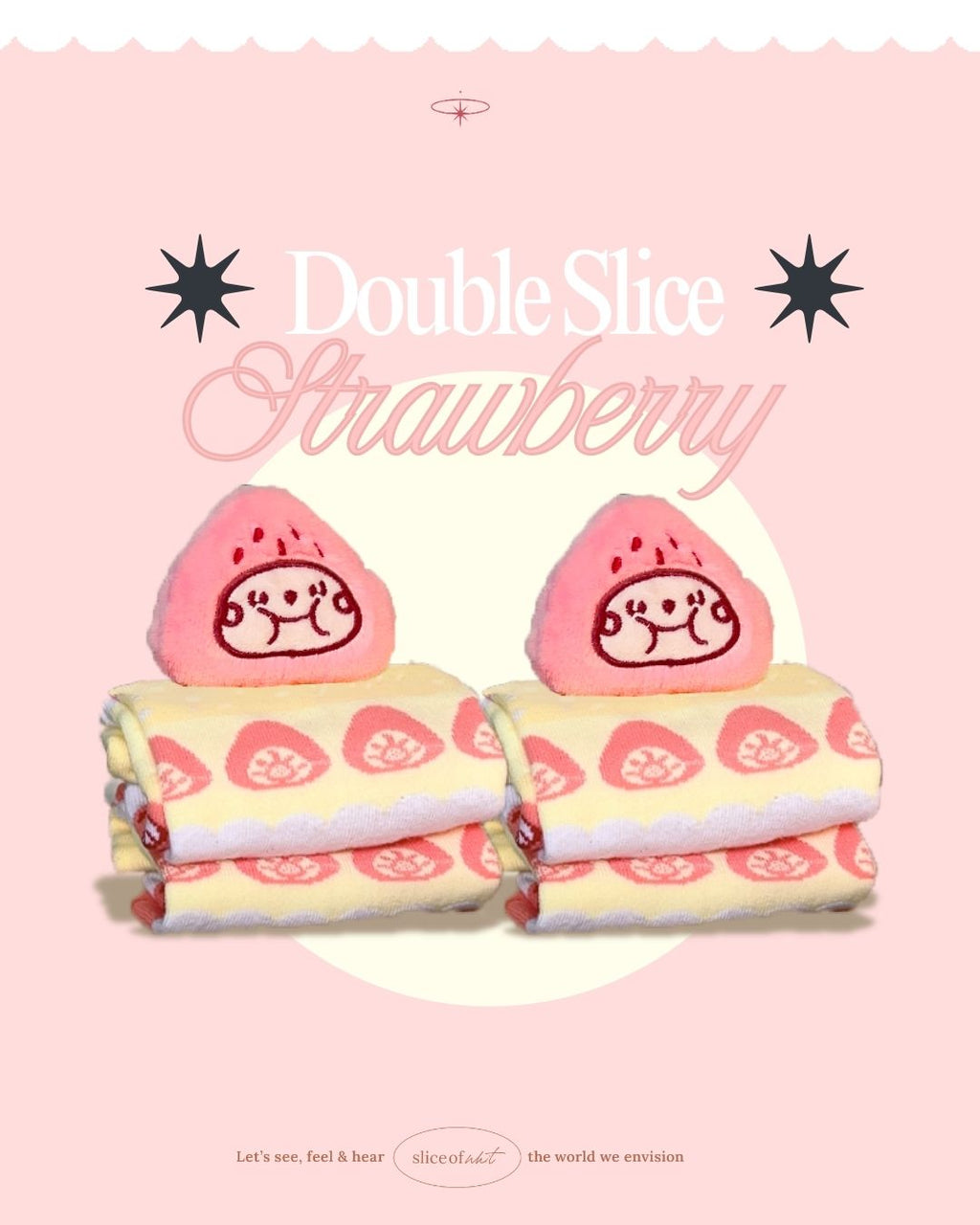 Strawberry & Chocolate Cake Socks