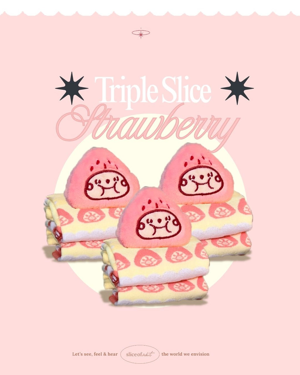 Strawberry & Chocolate Cake Socks