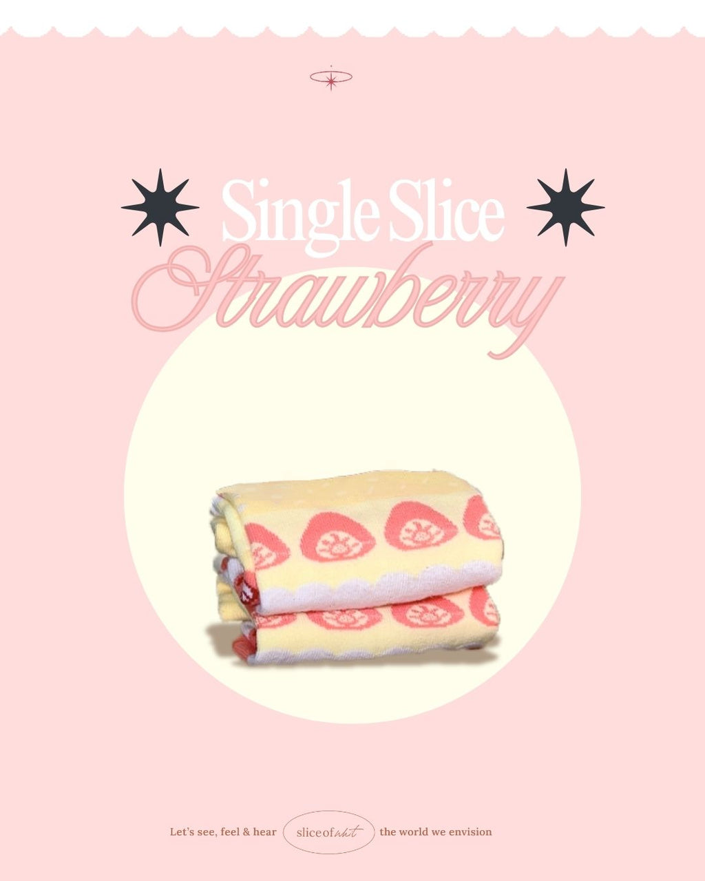 Strawberry & Chocolate Cake Socks