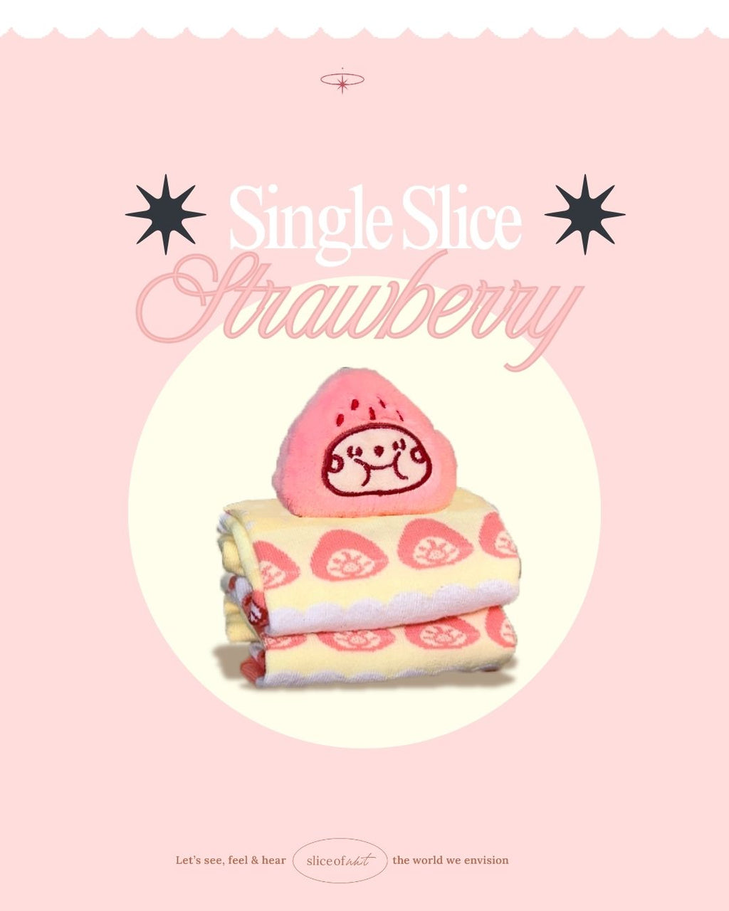 Strawberry & Chocolate Cake Socks