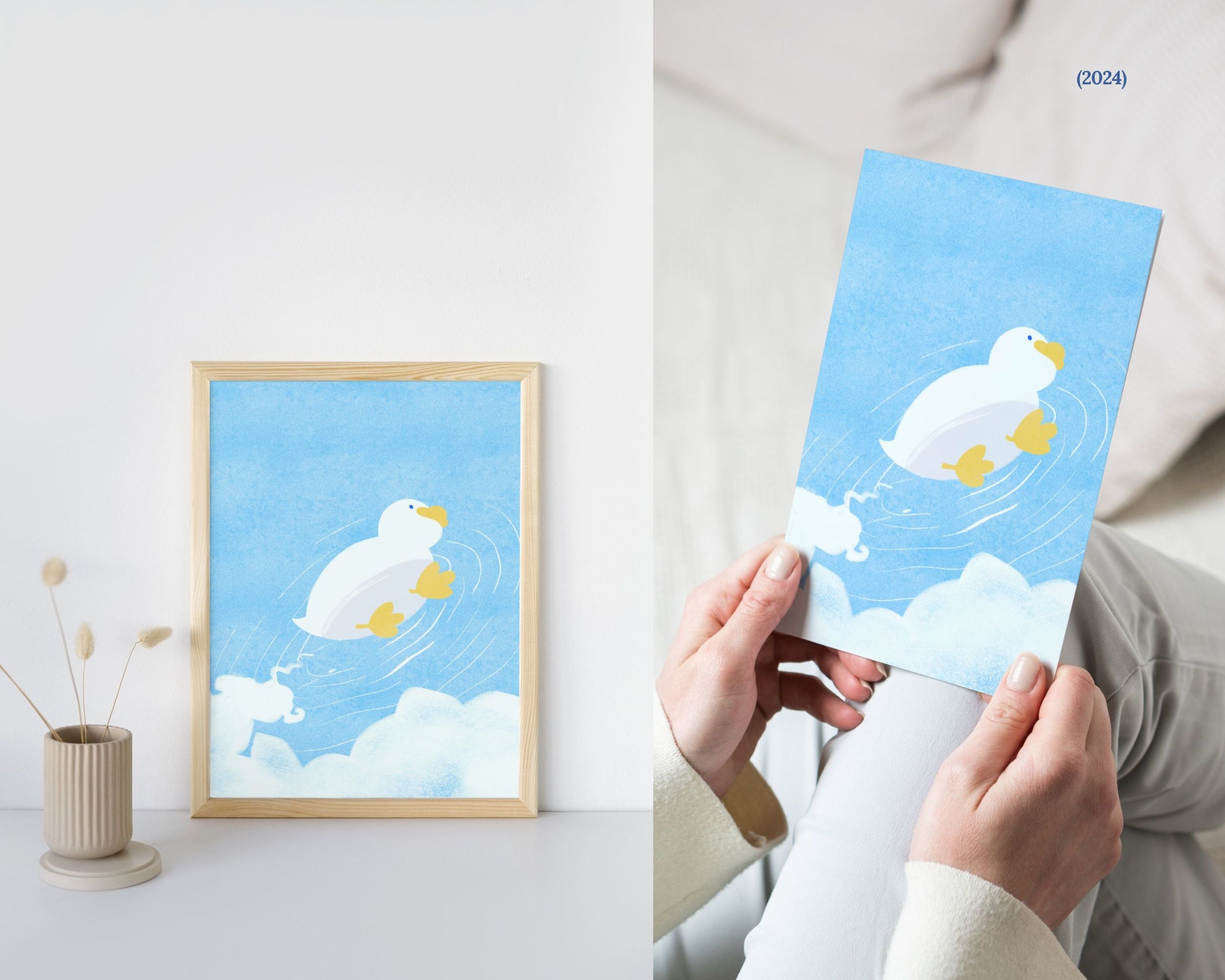 Duck Quack Art Print