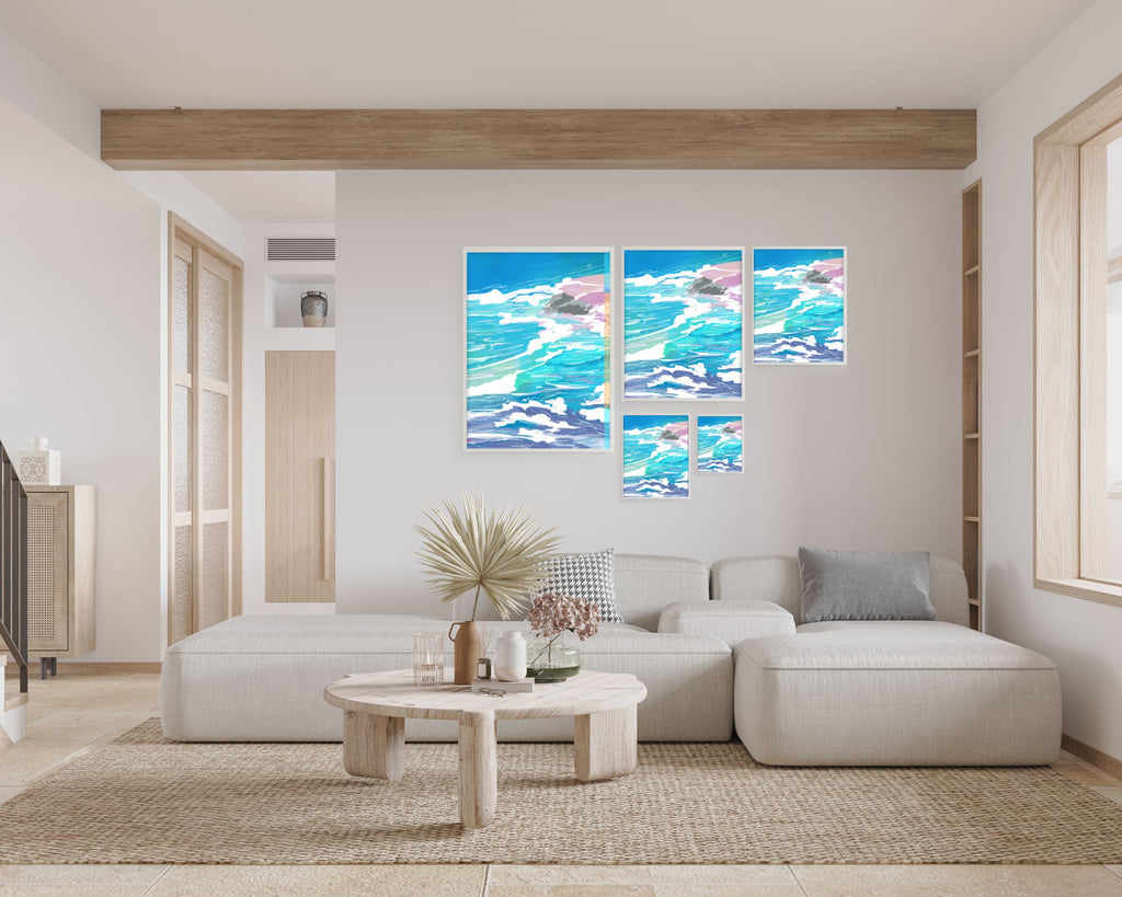 Ocean Wave Scenery Art Print