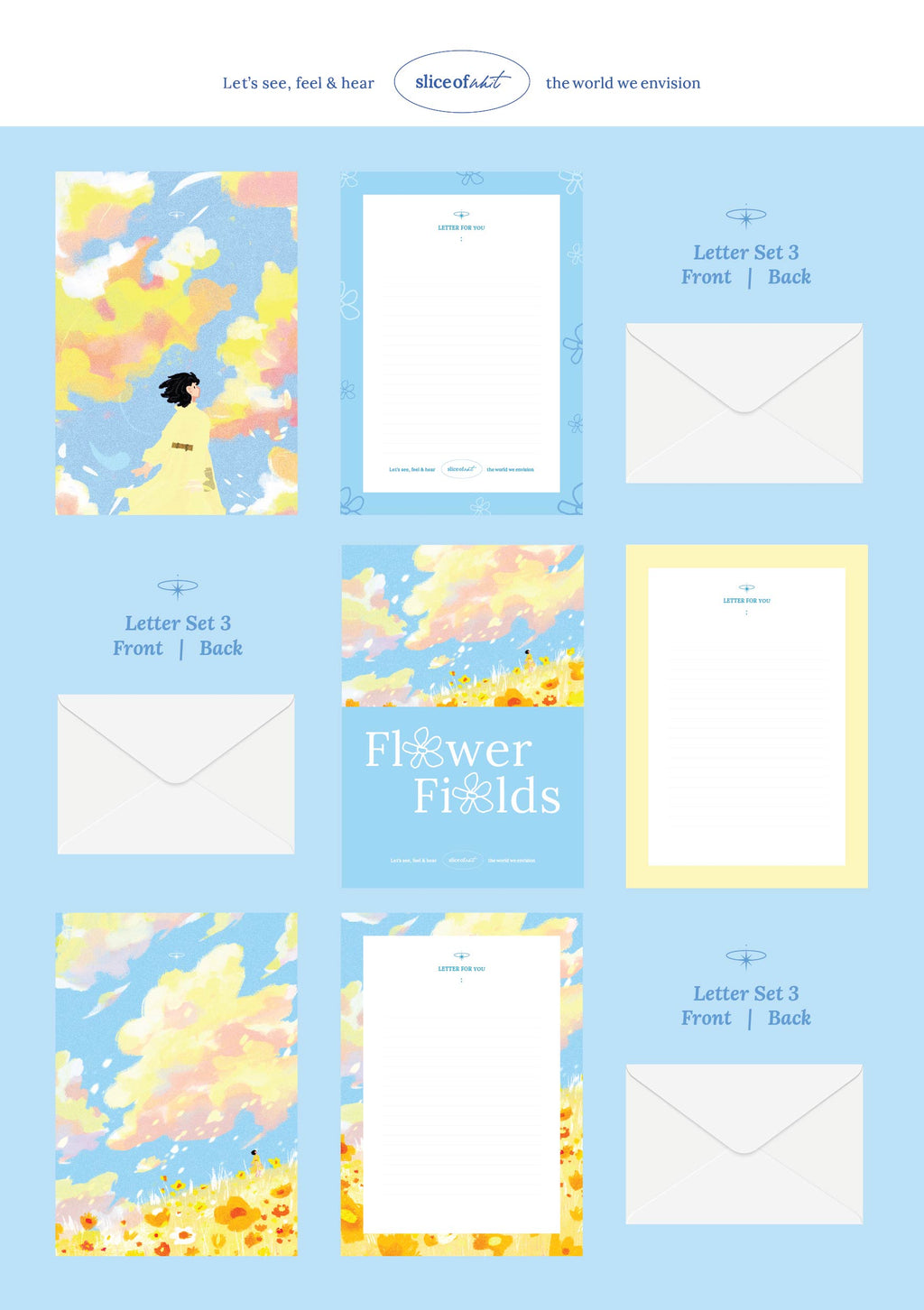 Clock Tower Letter Set of 3