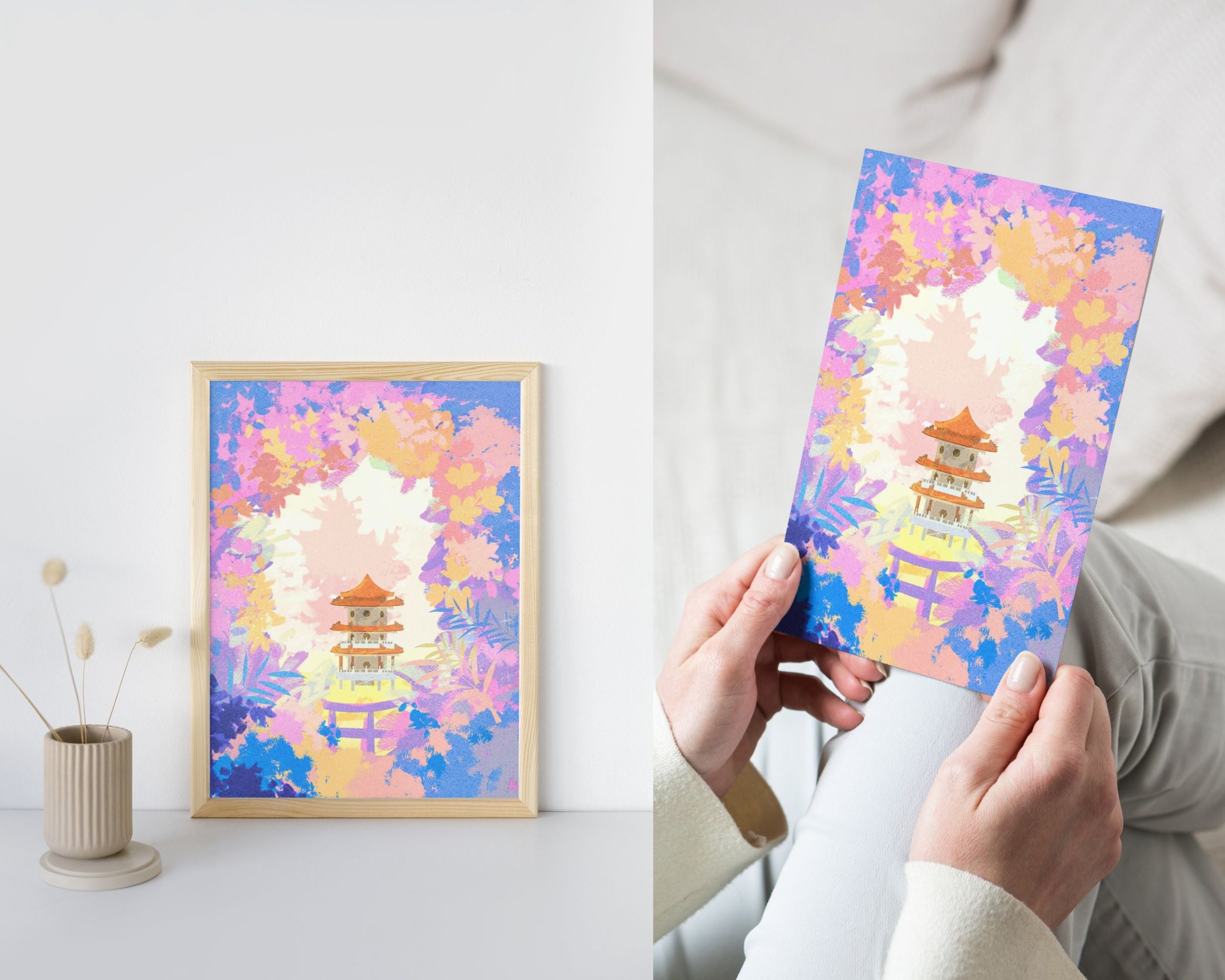 Chinese Garden Fantasy | Singapore Landmarks Art Print