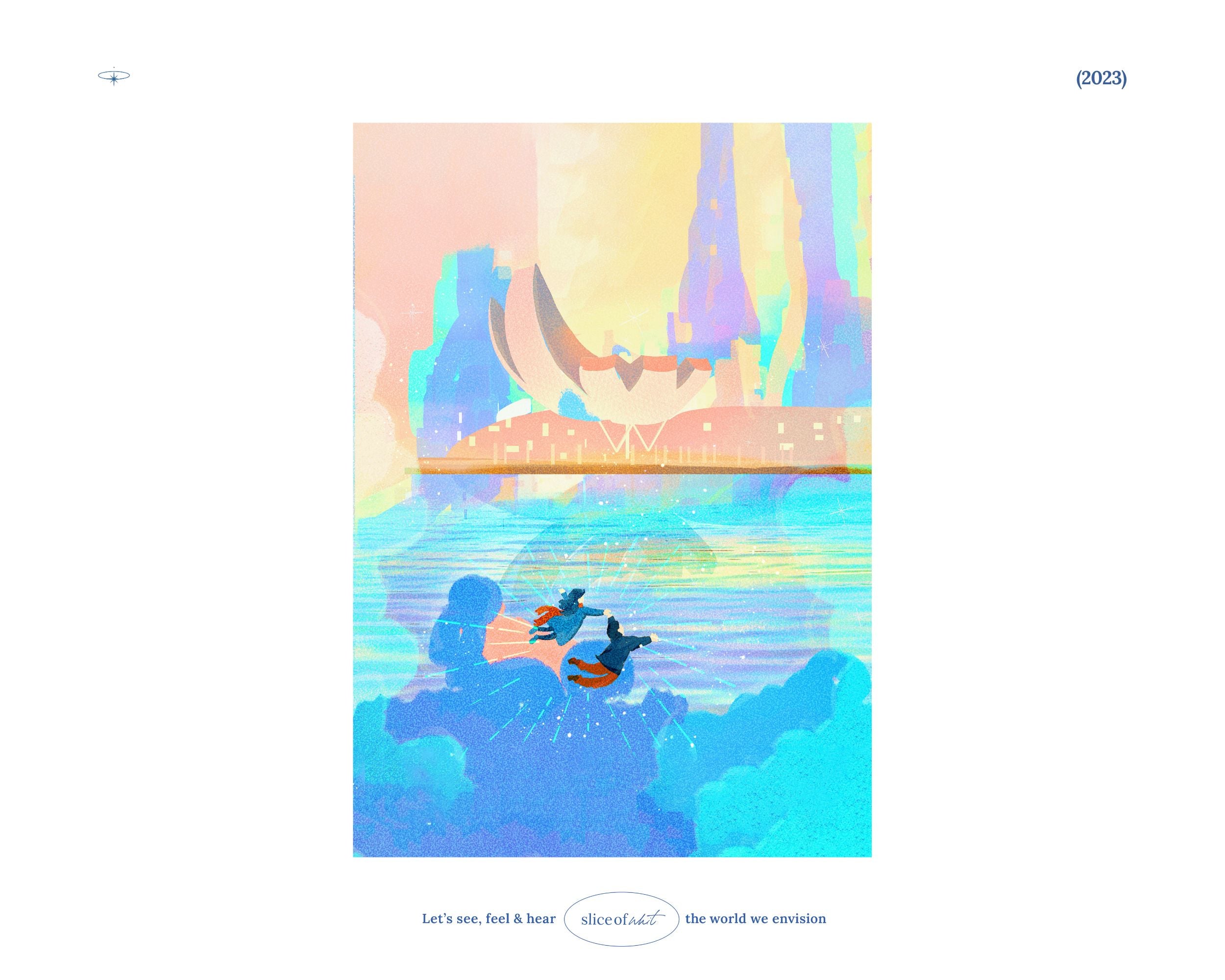 Flying & Growing Together | ArtScience Museum | Singapore Landmarks Art Print