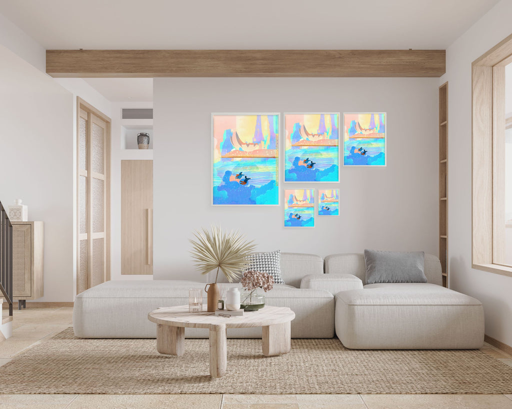 Flying & Growing Together | ArtScience Museum | Singapore Landmarks Art Print