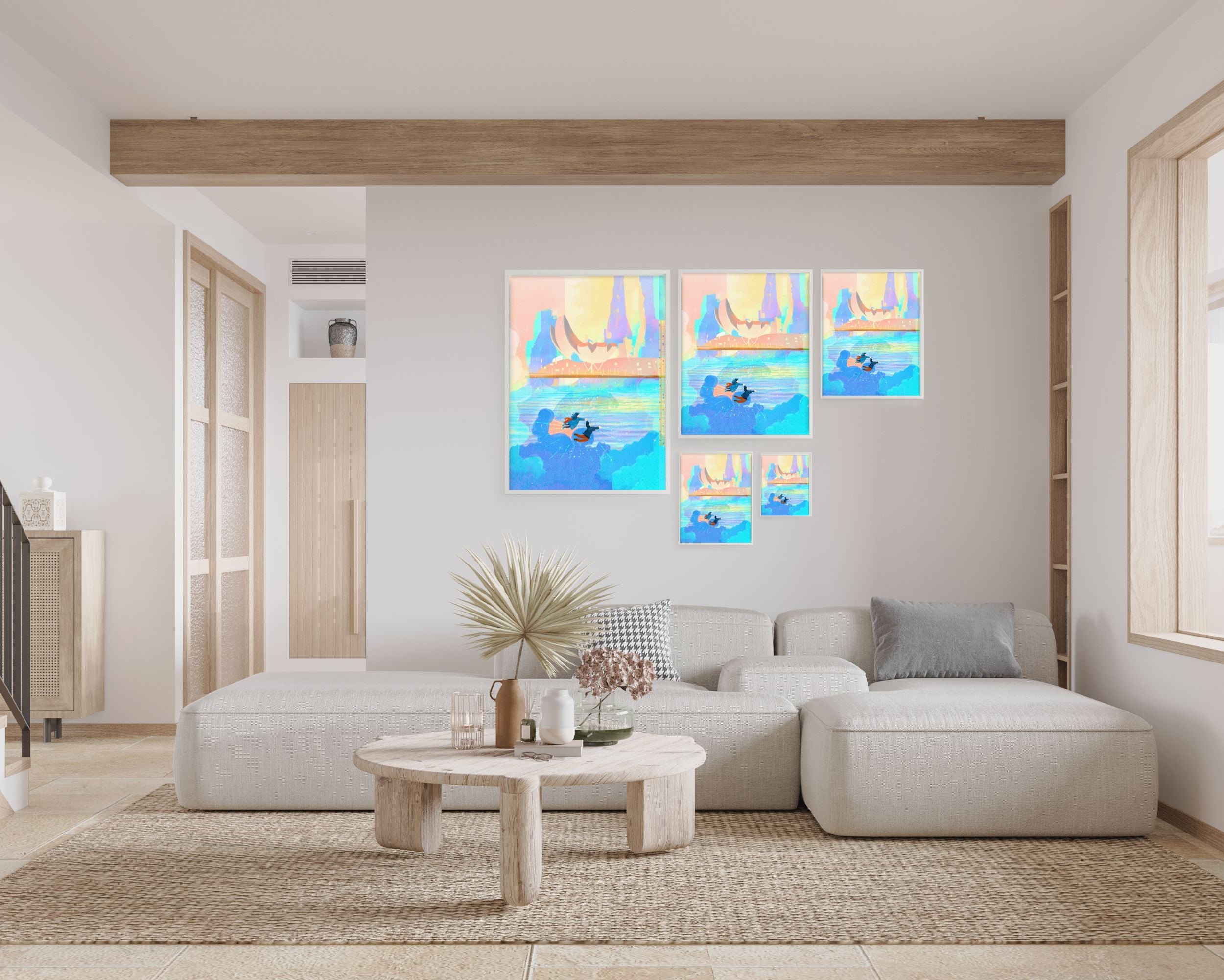 Flying & Growing Together | ArtScience Museum | Singapore Landmarks Art Print