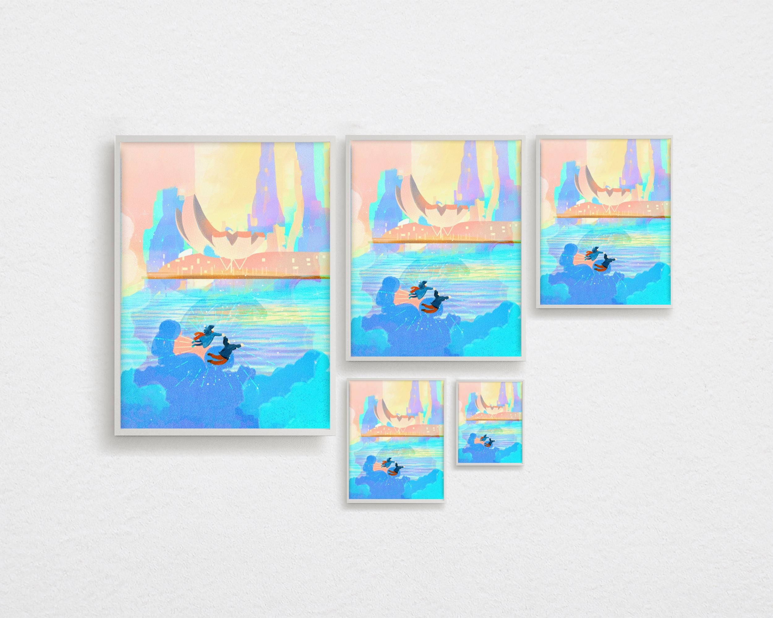 Flying & Growing Together | ArtScience Museum | Singapore Landmarks Art Print