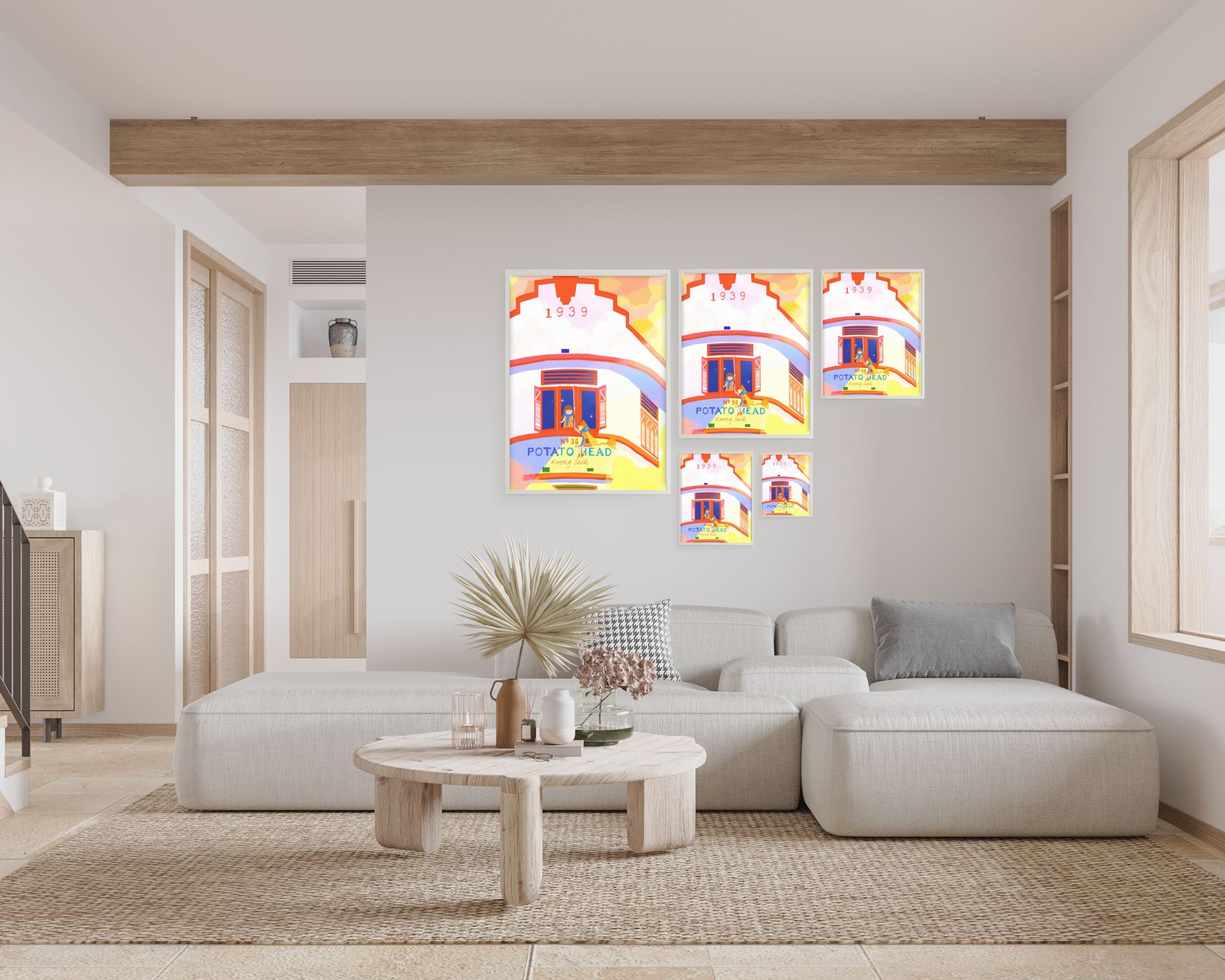 Calling you out for an adventure by Potato Head's Window | Singapore Landmarks Art Print