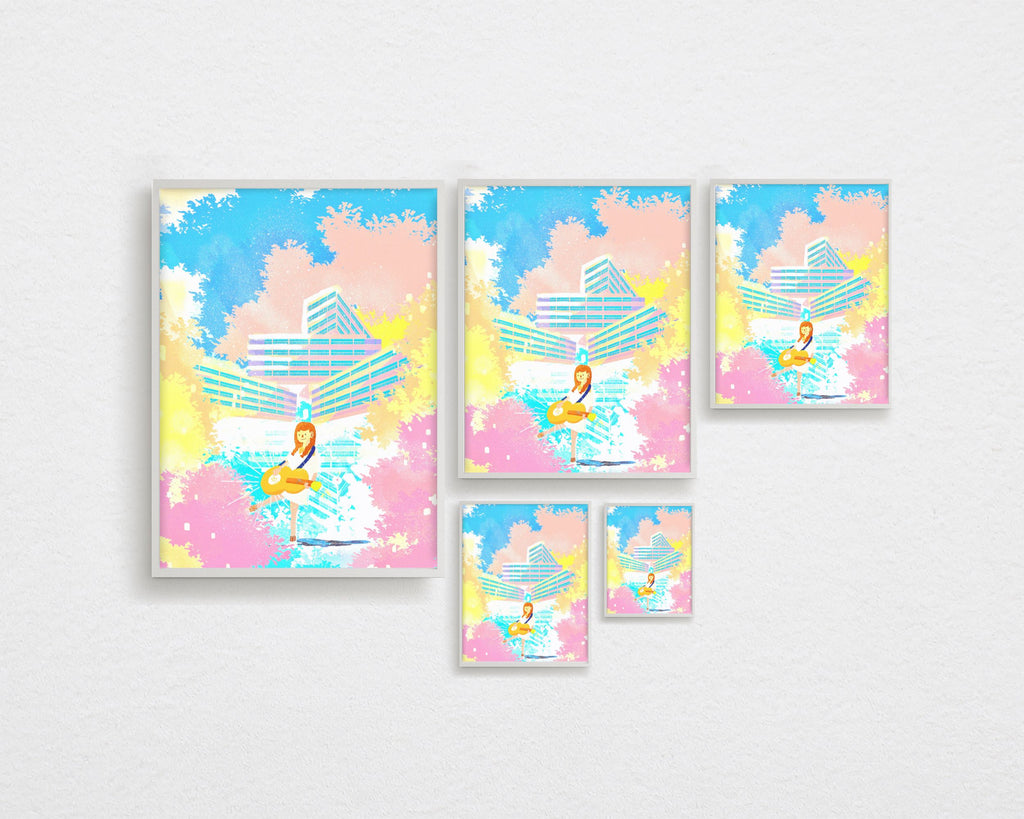 Serenade at the Interlace Condo |  Singapore Landmarks Art Print