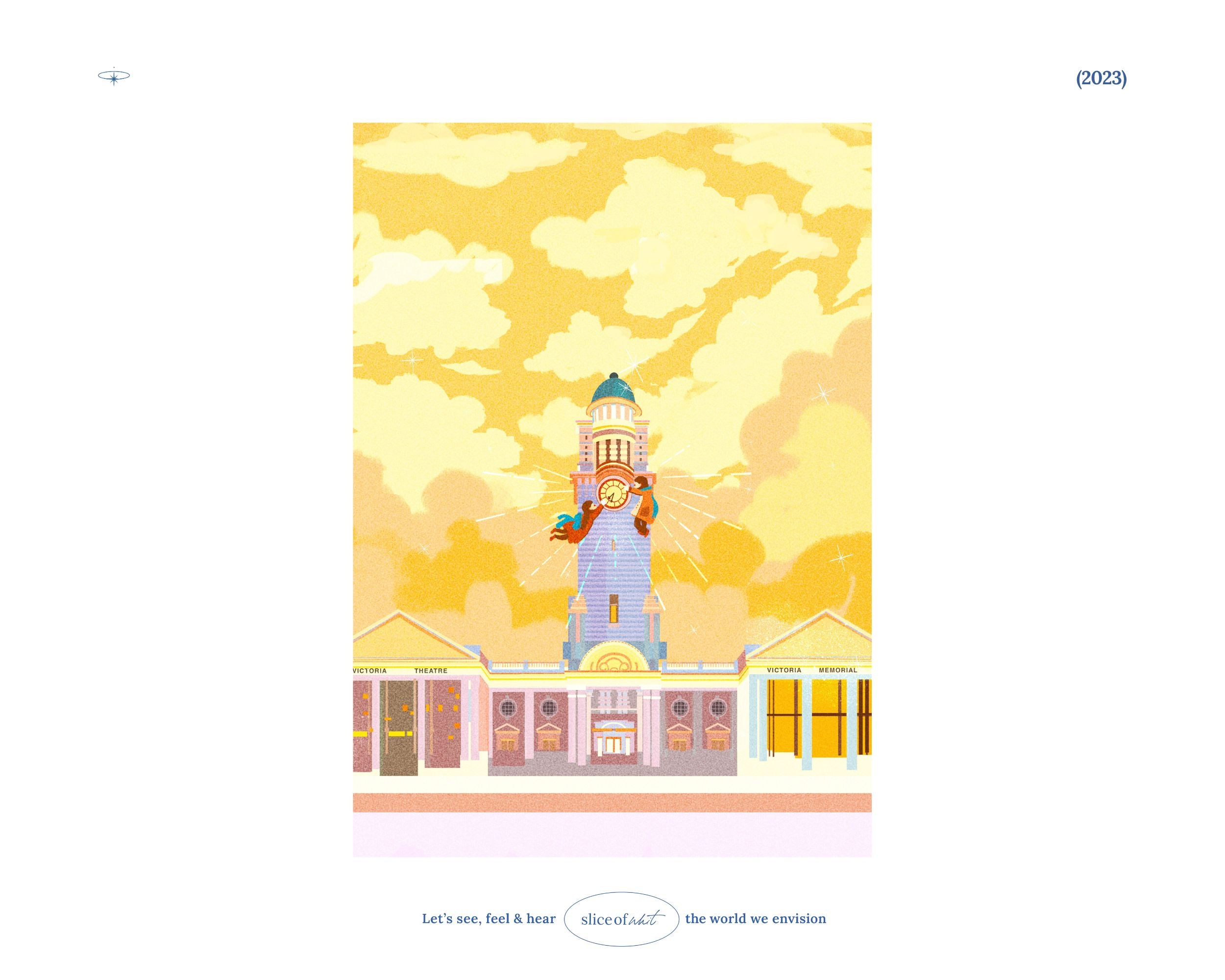 Joy doesn't need permission | Victoria Theatres | Singapore Landmarks Art Print