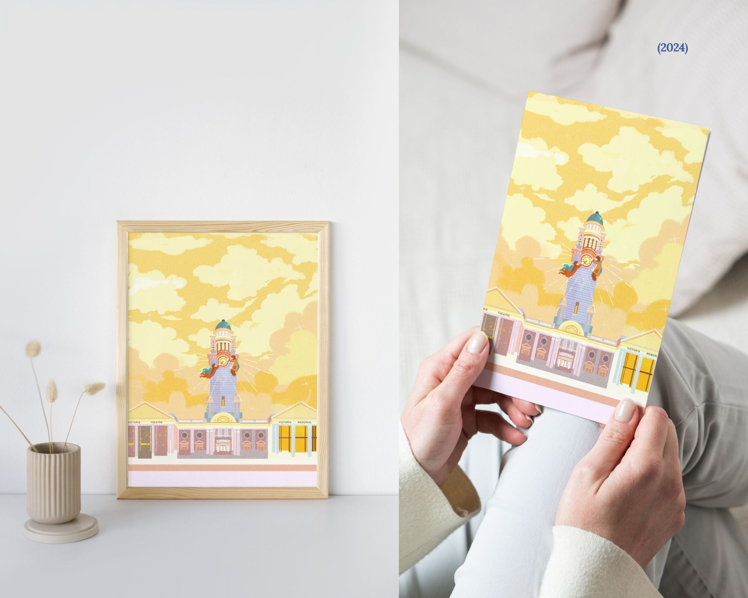 Joy doesn't need permission | Victoria Theatres | Singapore Landmarks Art Print