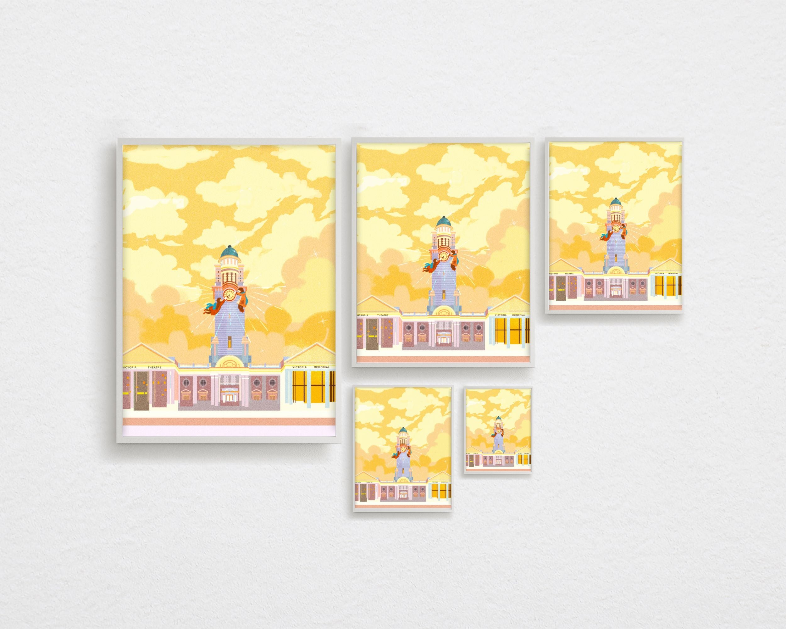 Joy doesn't need permission | Victoria Theatres | Singapore Landmarks Art Print