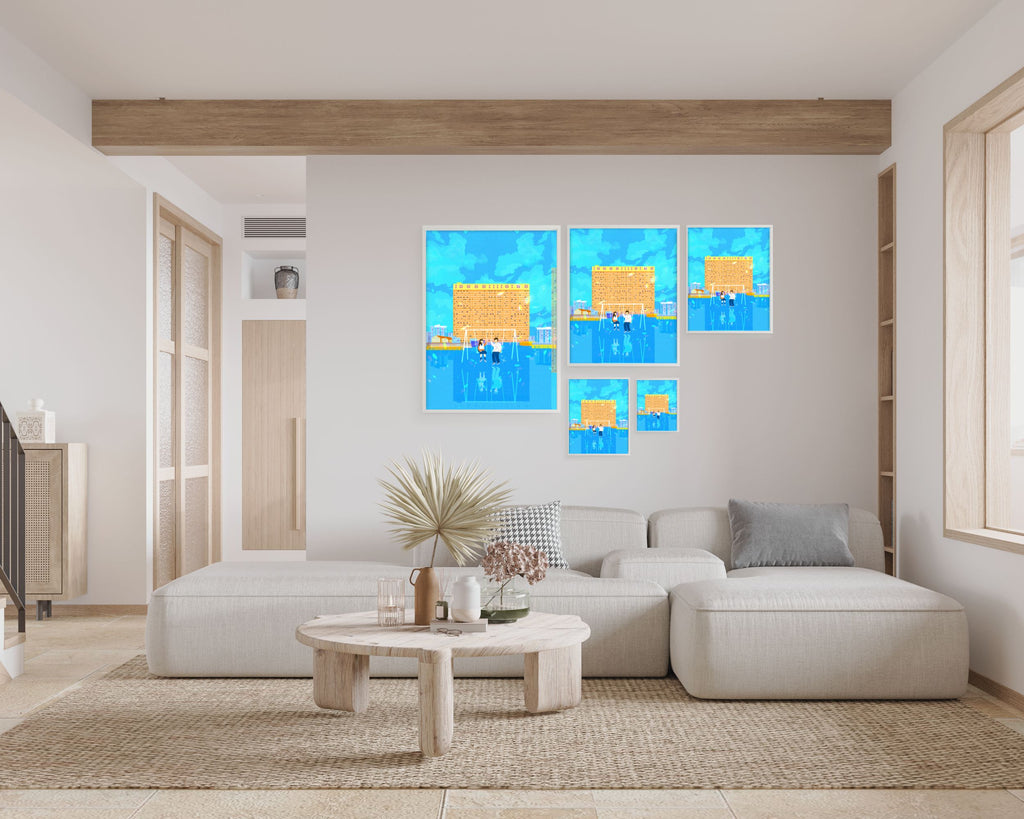 Filled with laughters | swinging at People’s Park Complex | Singapore Landmarks Art Print