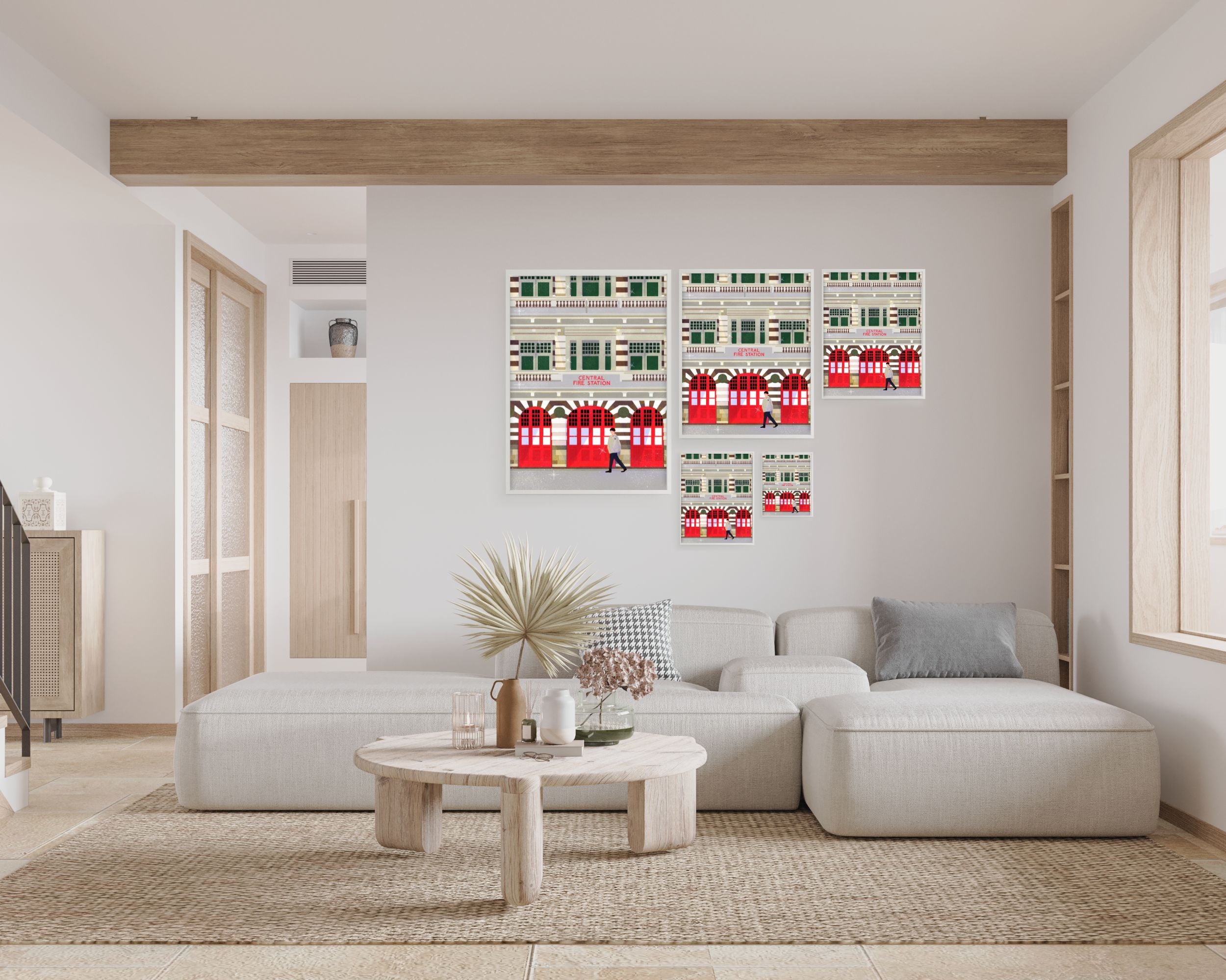 Central Fire Station | Singapore Landmarks Art Print