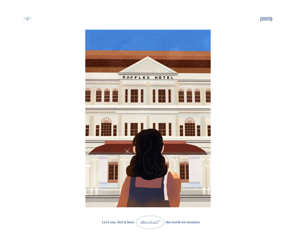 Raffles Hotel | Singapore Landmarks Art Print