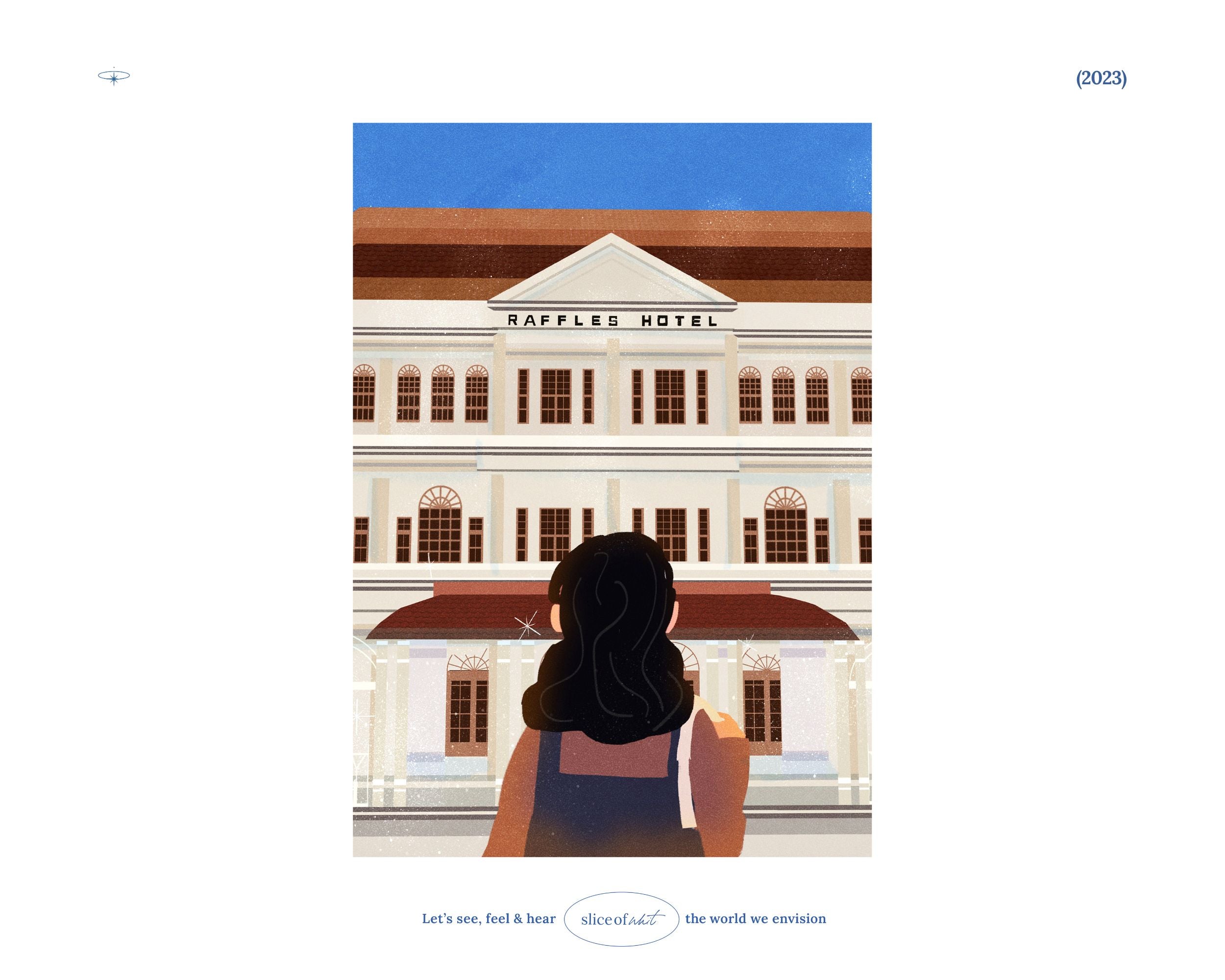 Raffles Hotel | Singapore Landmarks Art Print