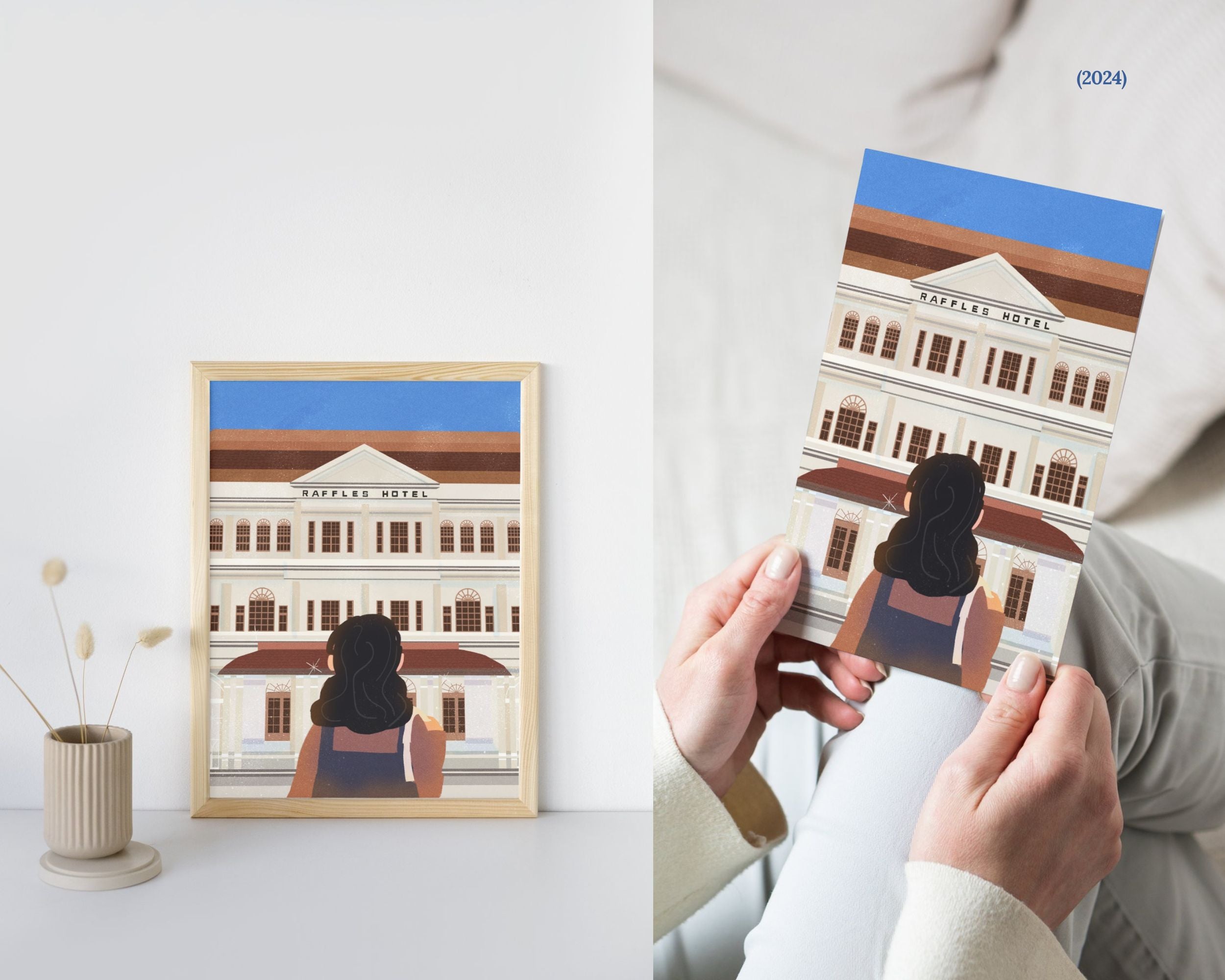 Raffles Hotel | Singapore Landmarks Art Print