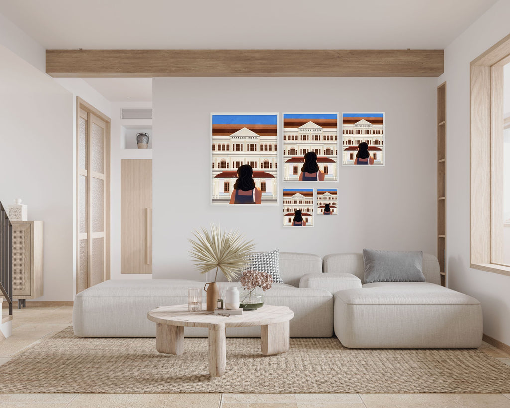 Raffles Hotel | Singapore Landmarks Art Print