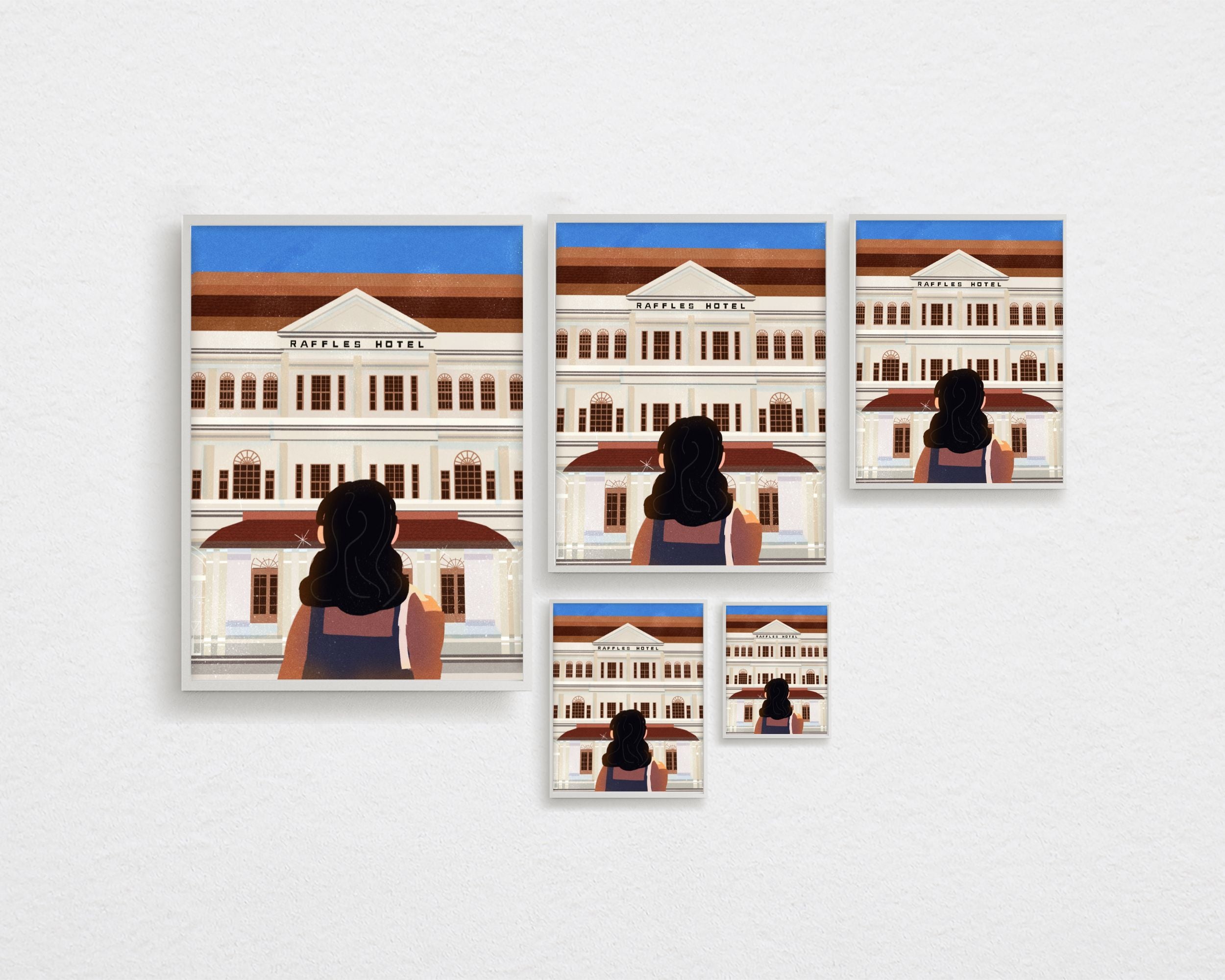 Raffles Hotel | Singapore Landmarks Art Print