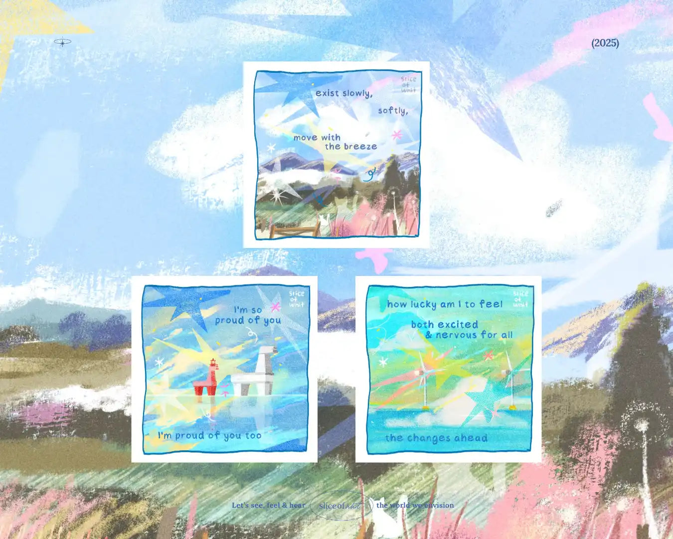 Jeju Sinchang Windmill Coastal Road | Sticker