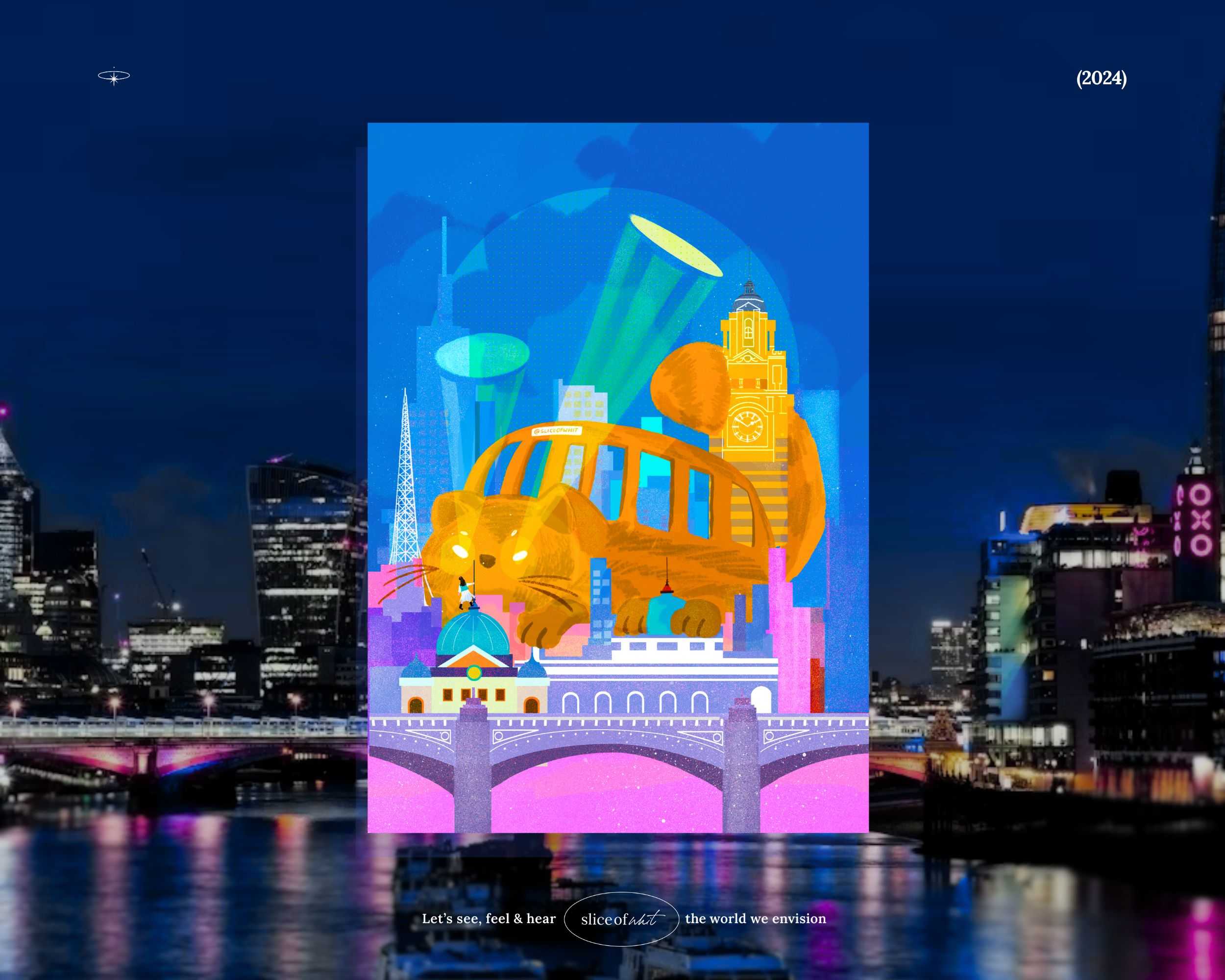 Bus Cat Night Tour | Studio Ghibli