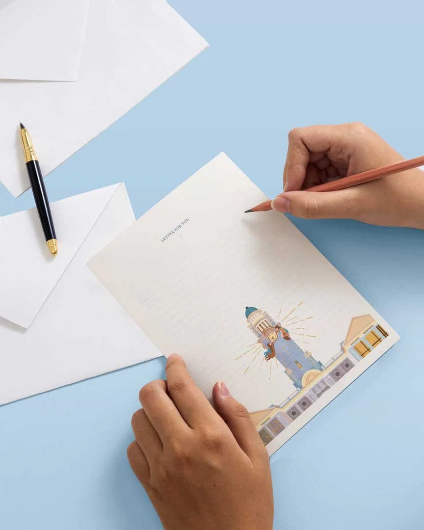 Clock Tower Letter Set of 3