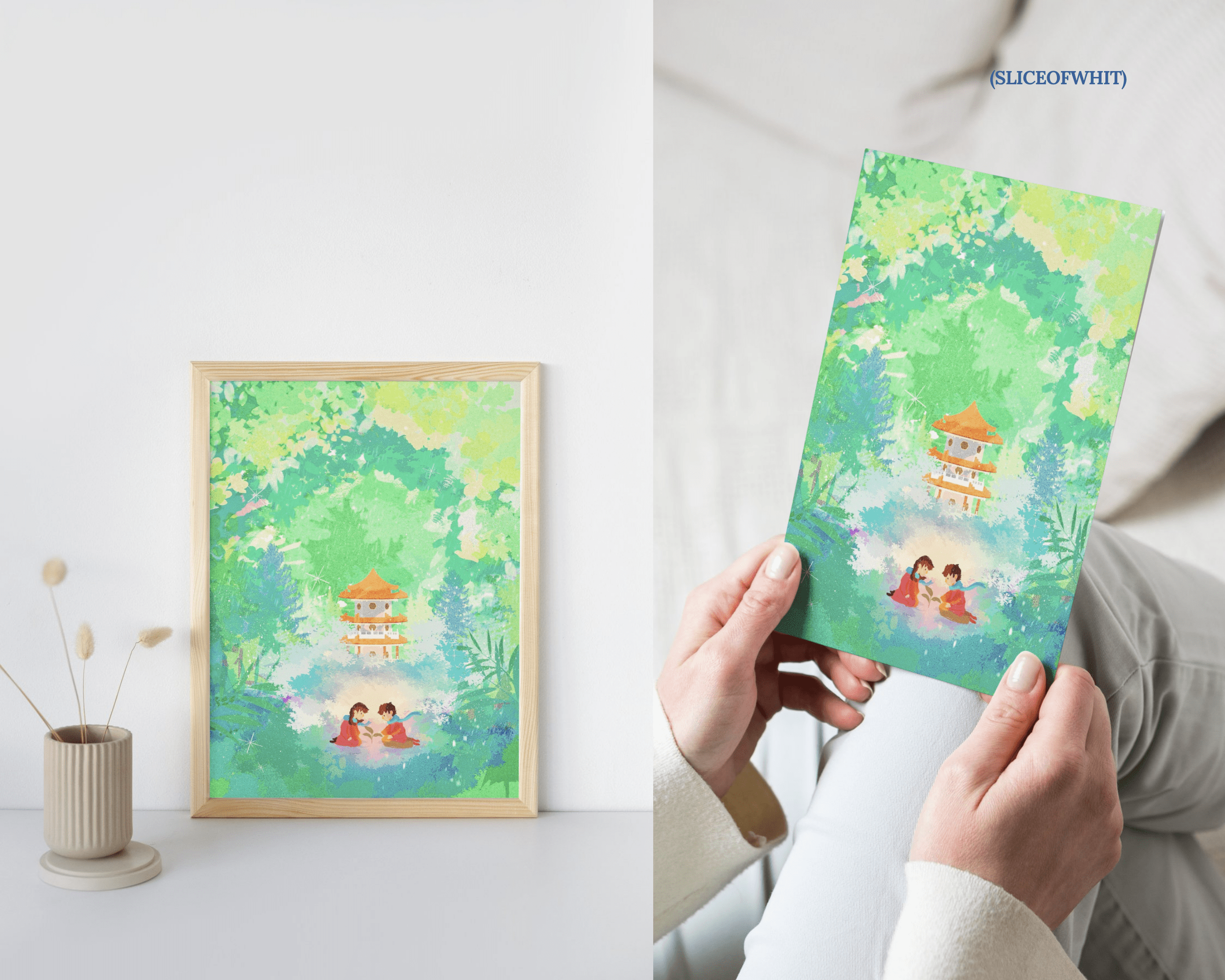 Back during simpler times | Chinese Garden Singapore Landmarks Art Print