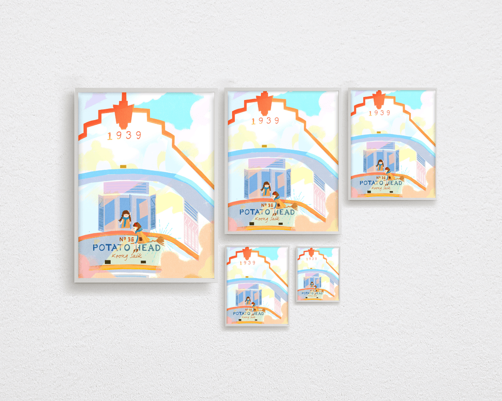 Calling you out for an adventure by Potato Head's Window | Singapore Landmarks Art Print