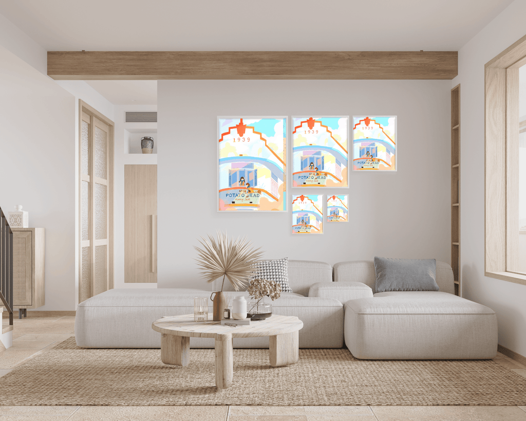 Calling you out for an adventure by Potato Head's Window | Singapore Landmarks Art Print