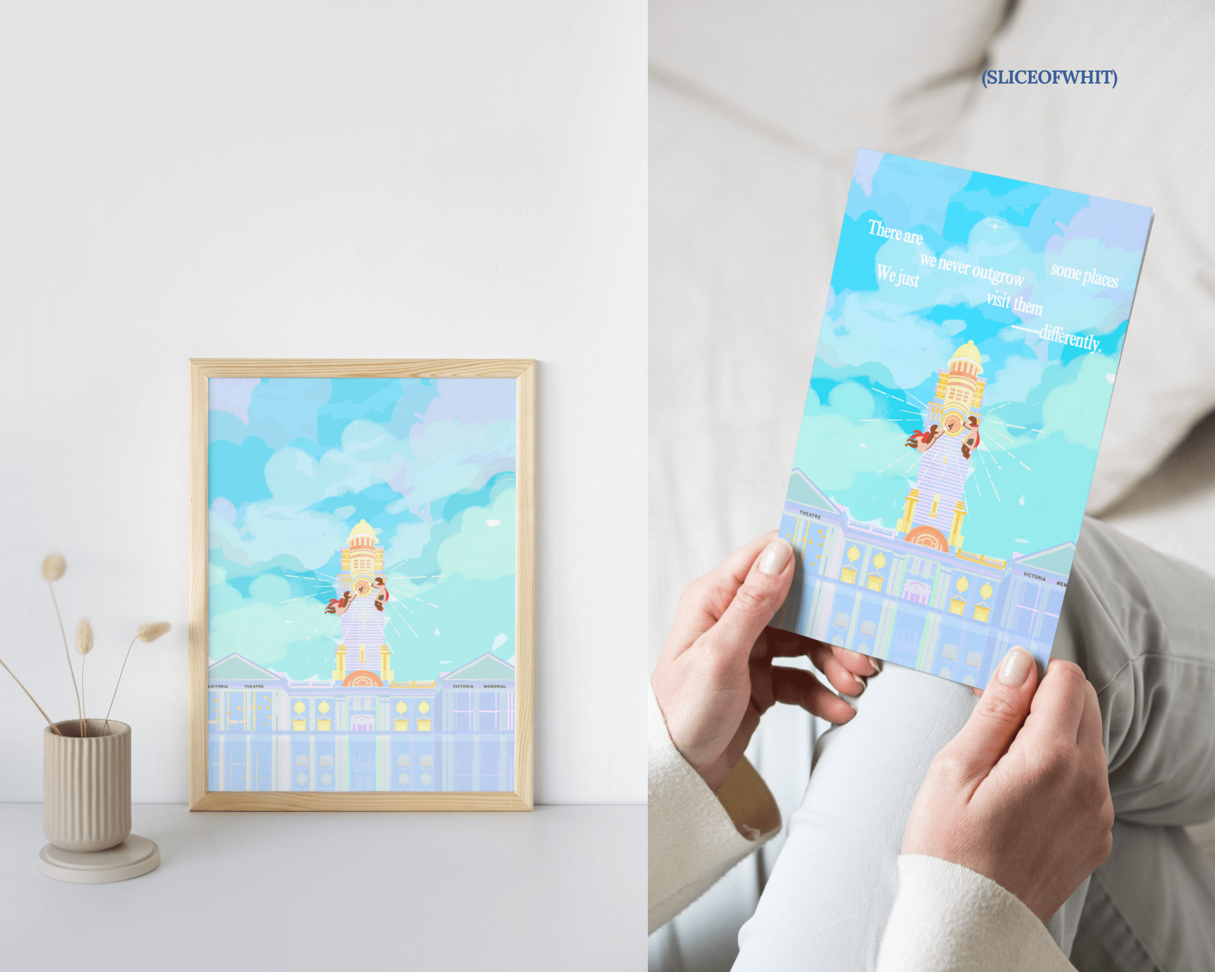 Joy doesn't need permission | Victoria Theatres | Singapore Landmarks Art Print