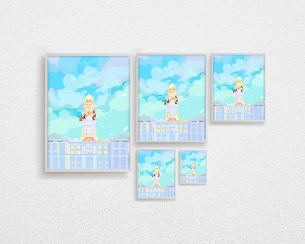 Joy doesn't need permission | Victoria Theatres | Singapore Landmarks Art Print