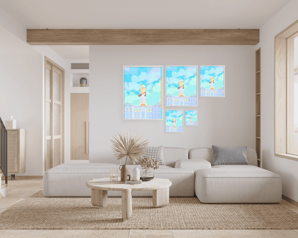 Joy doesn't need permission | Victoria Theatres | Singapore Landmarks Art Print