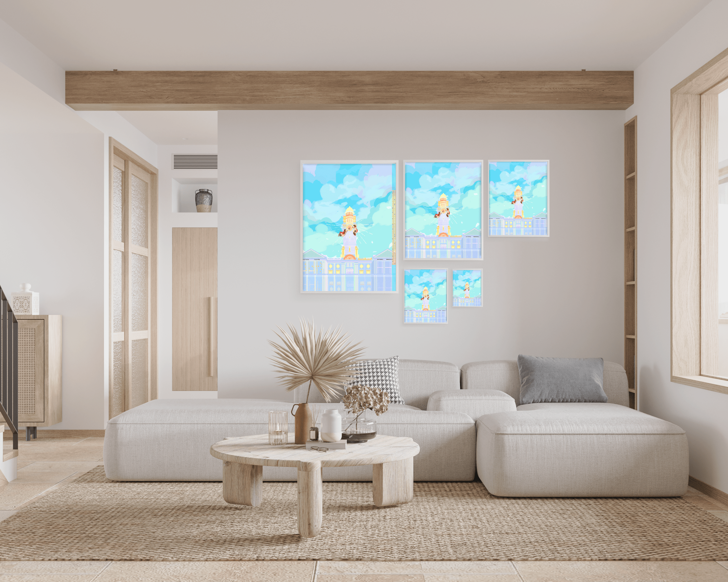 Joy doesn't need permission | Victoria Theatres | Singapore Landmarks Art Print