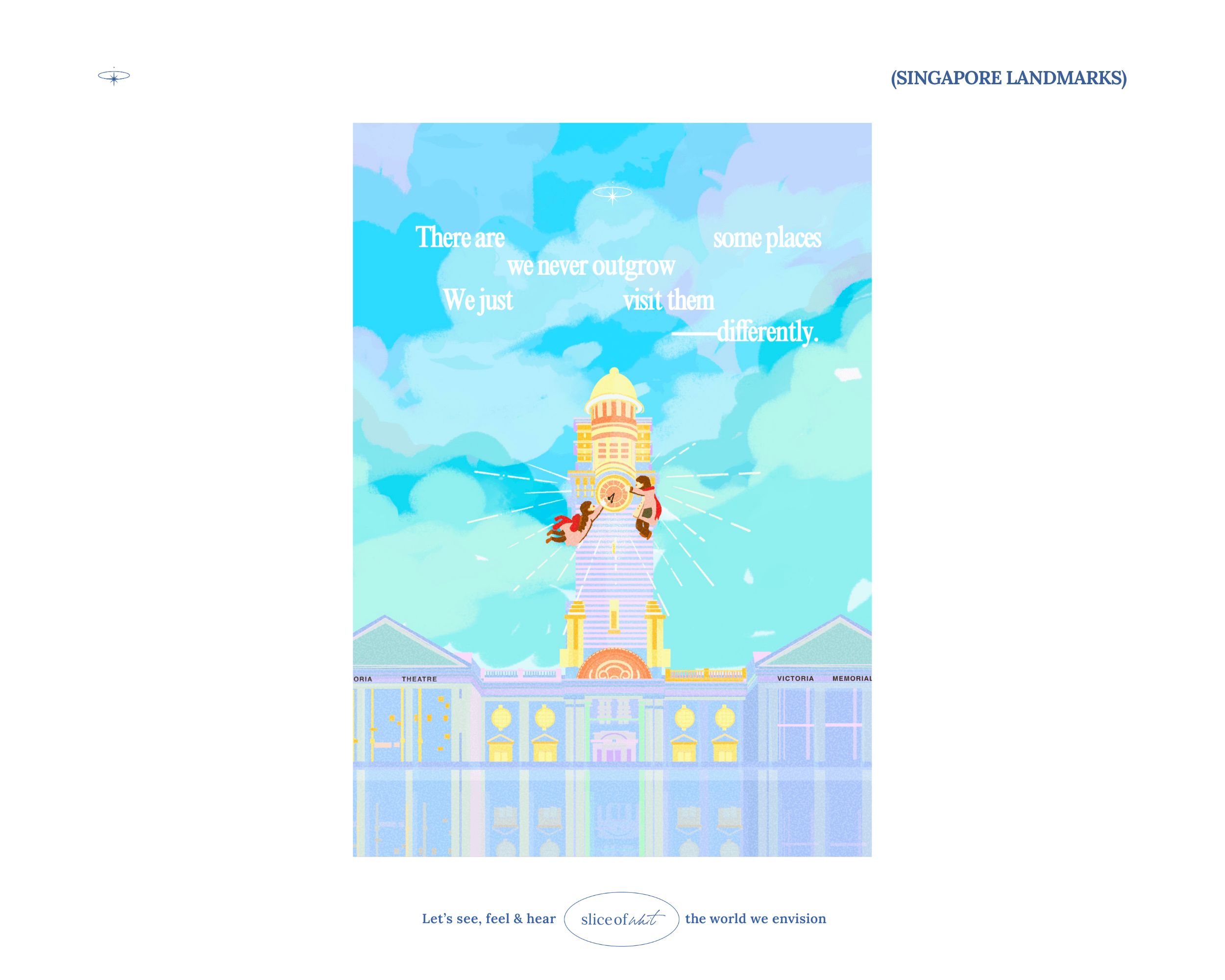 Joy doesn't need permission | Victoria Theatres | Singapore Landmarks Art Print