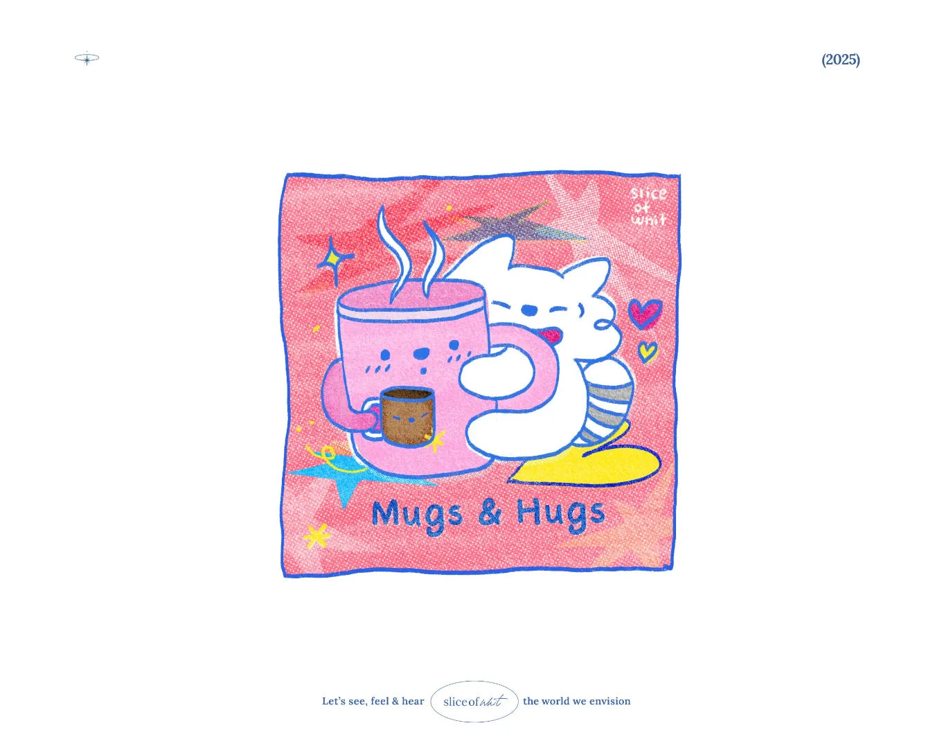 Hugs & Mugs | Sticker