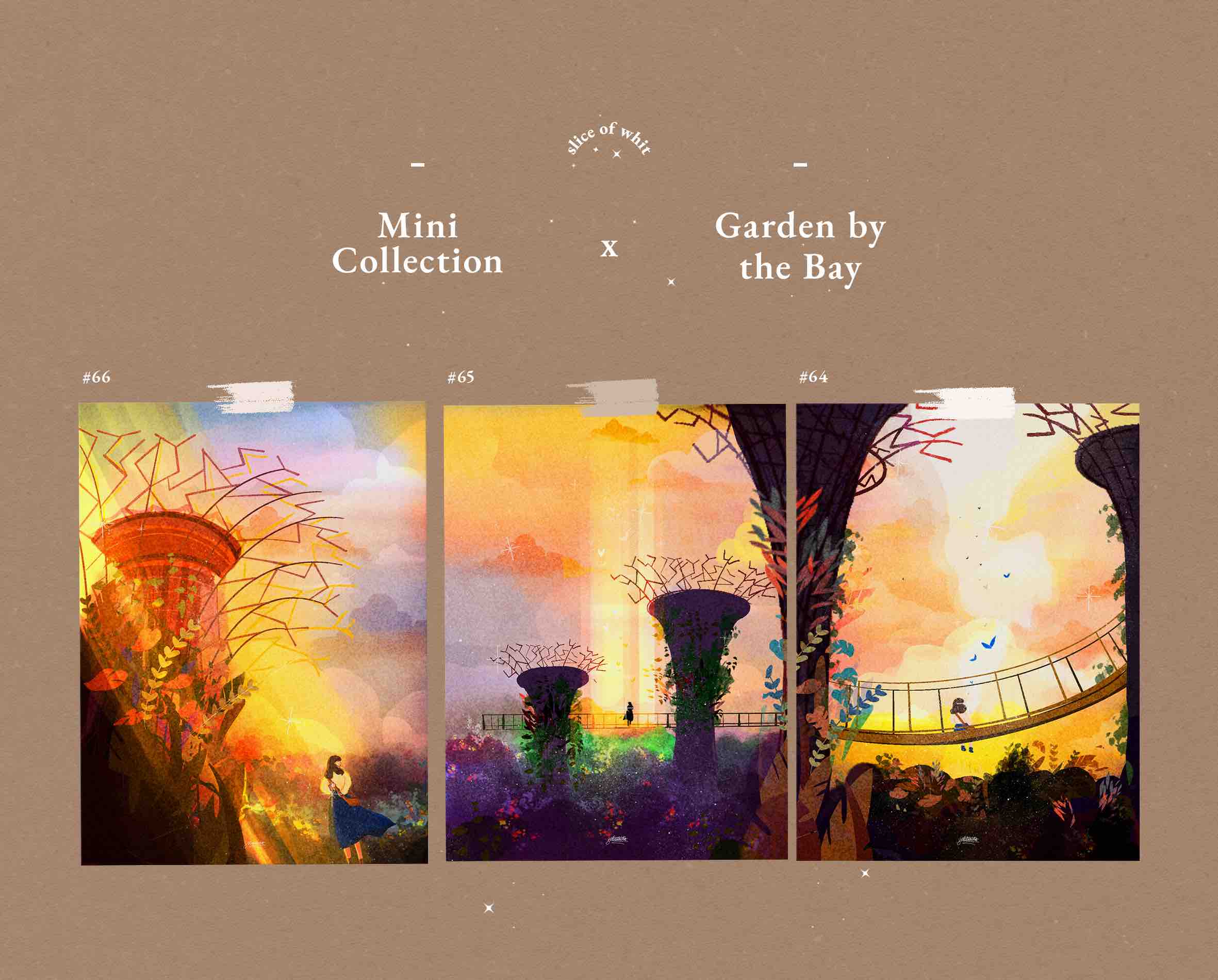 Garden By The Bay (Set of 3—Postcard)
