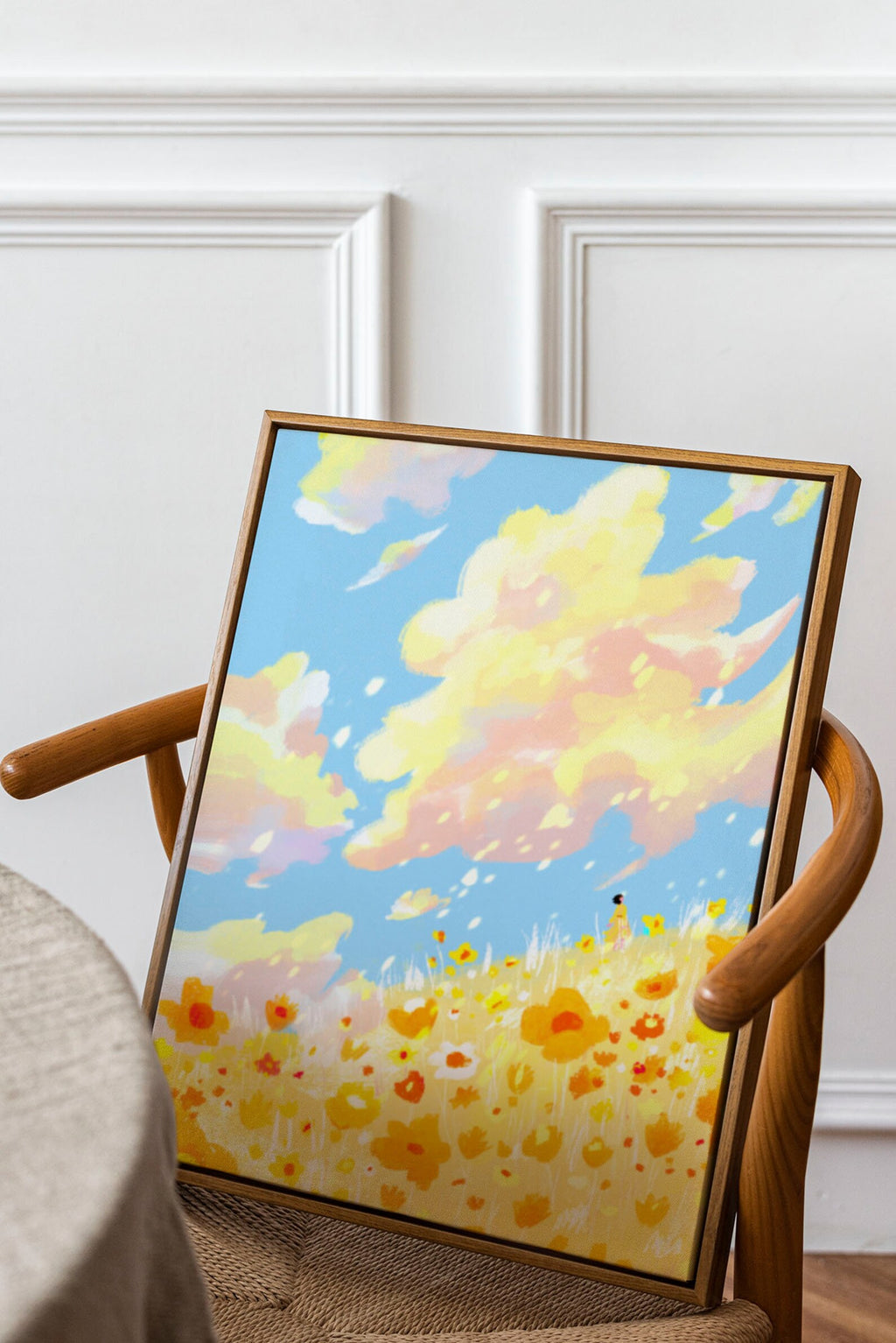 A Day in My Yellow Flower Field