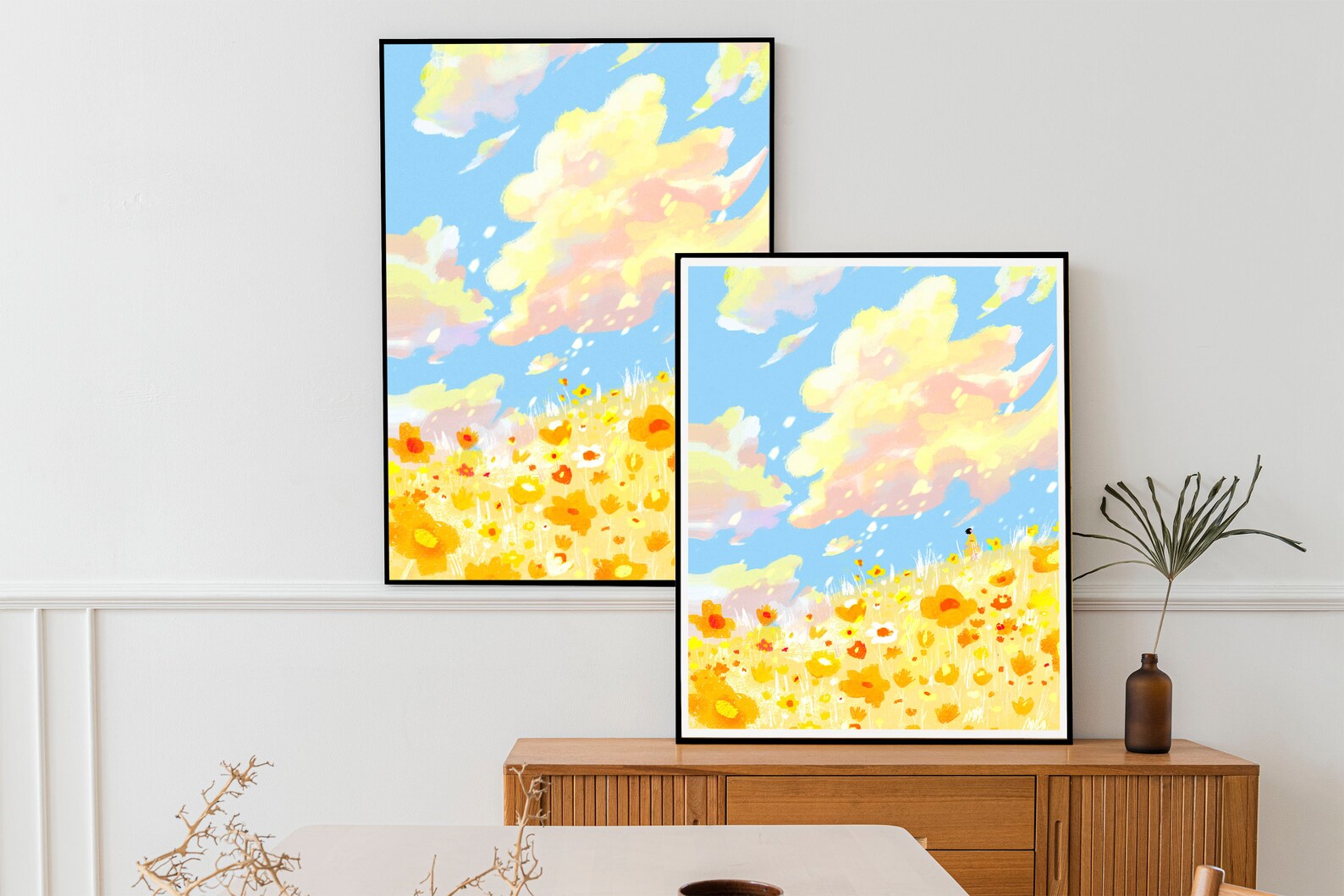 A Day in My Yellow Flower Field