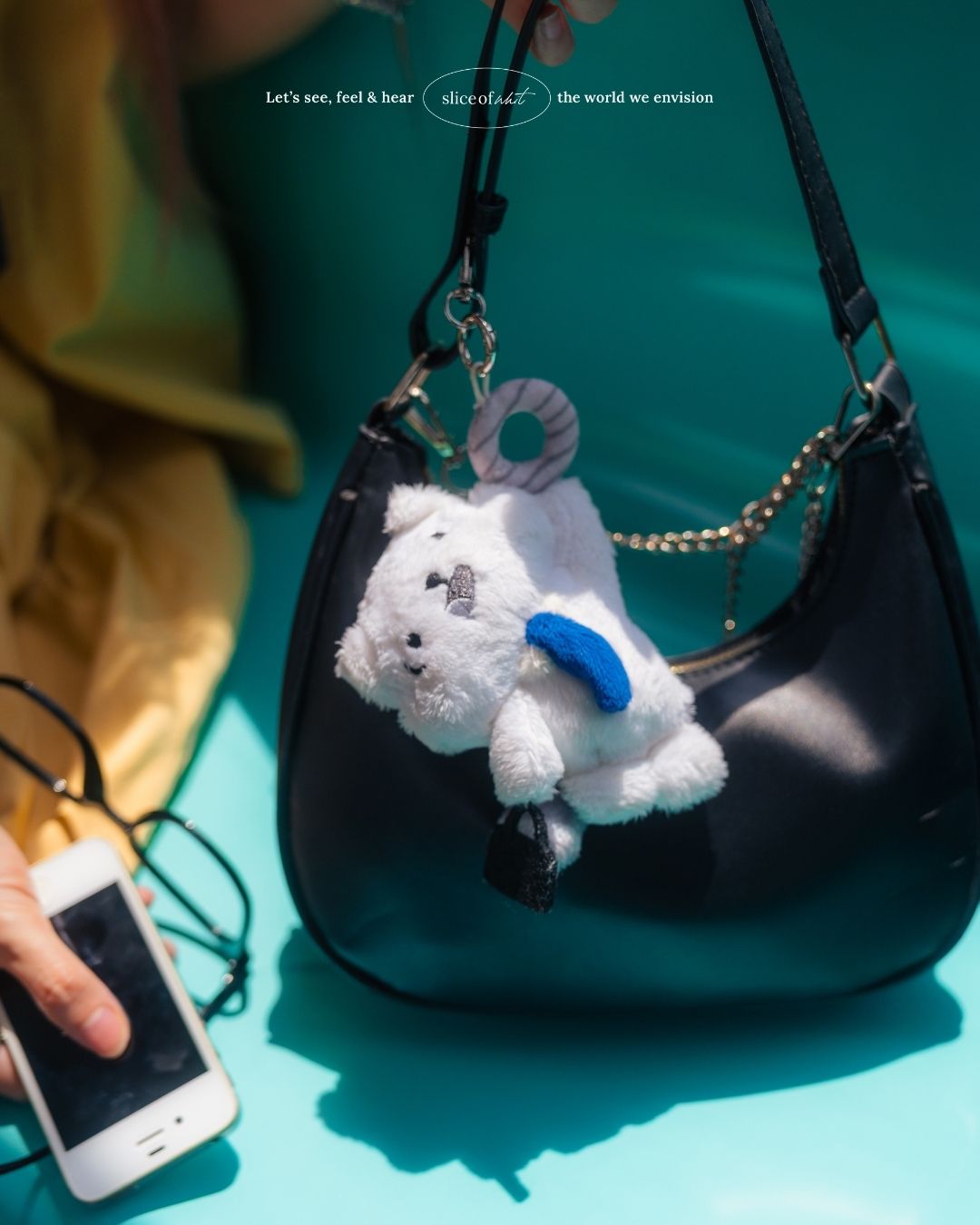 Raccoon Plushie Keychain | Working Woes
