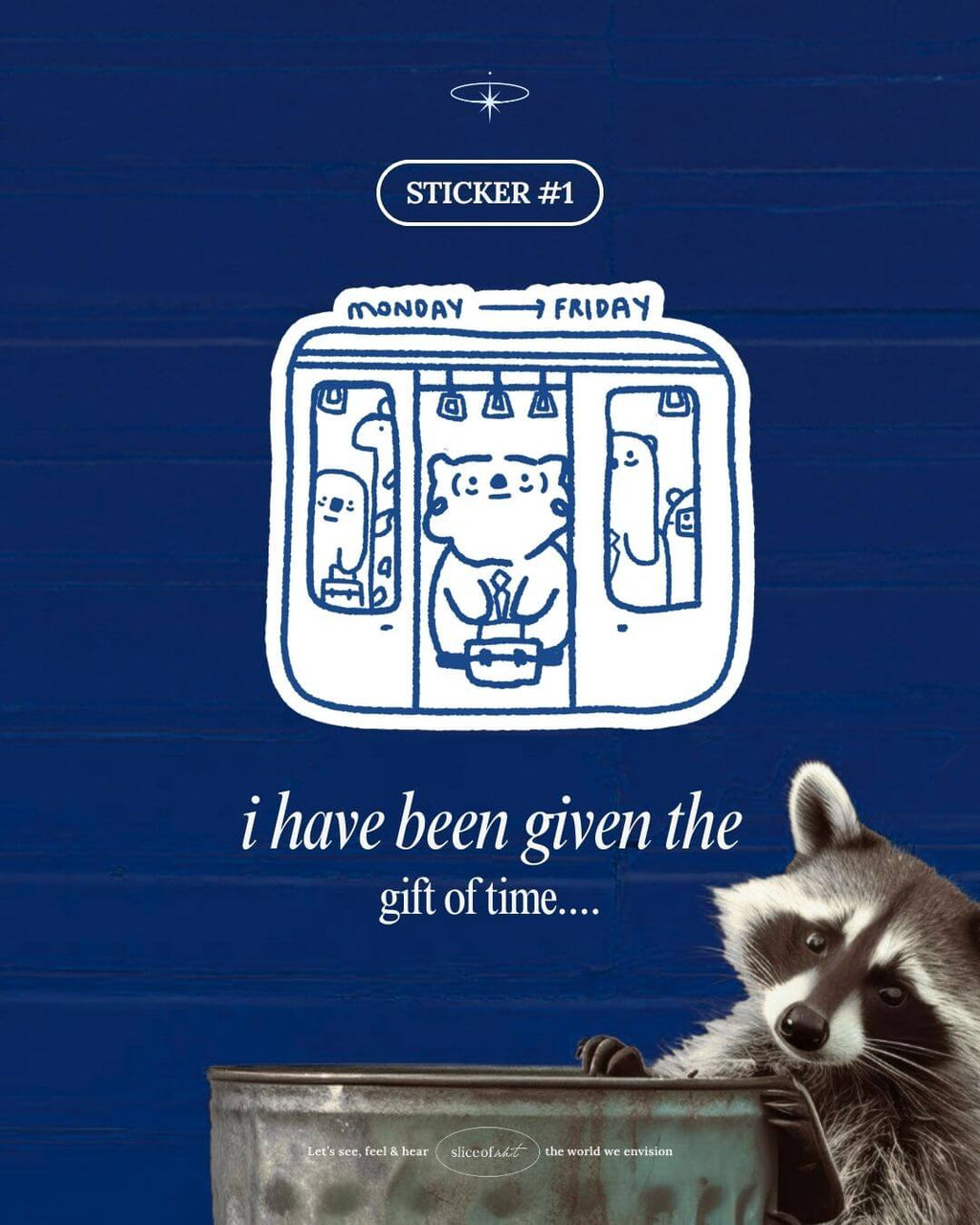 Physical Stickers - Raccoon Rage