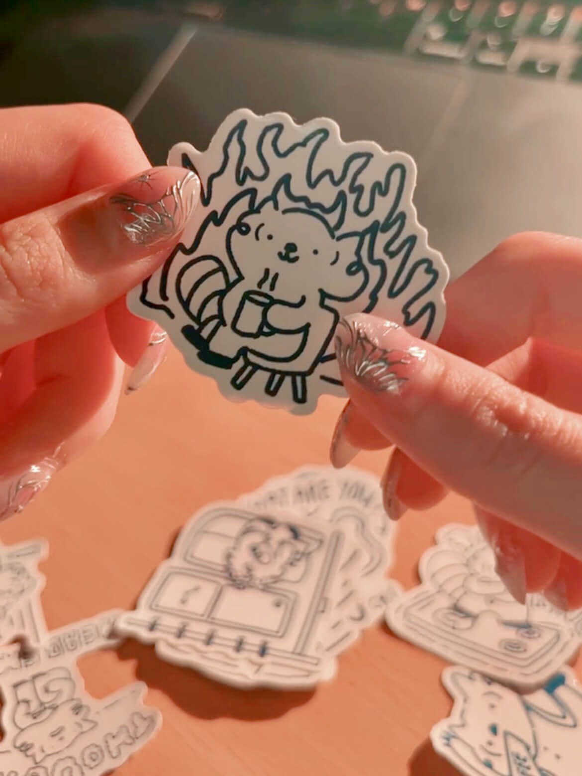 Physical Stickers - Raccoon Rage