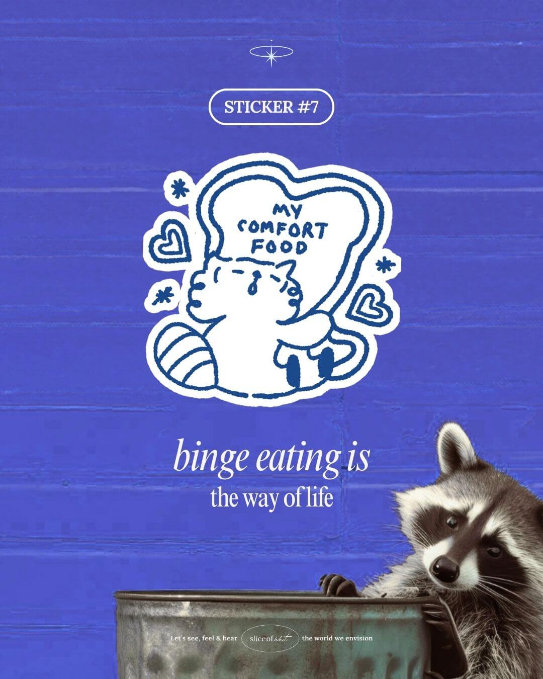 Physical Stickers - Raccoon Rage