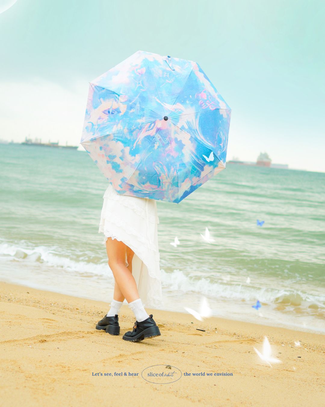 Pastel FairyCore Seasons Umbrella