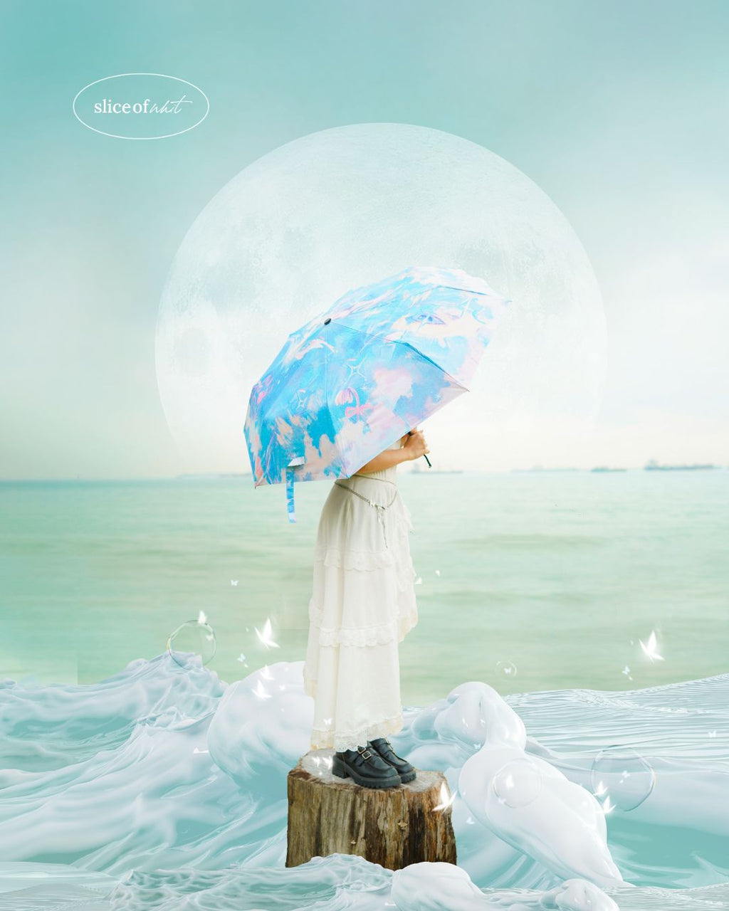Pastel FairyCore Seasons Umbrella