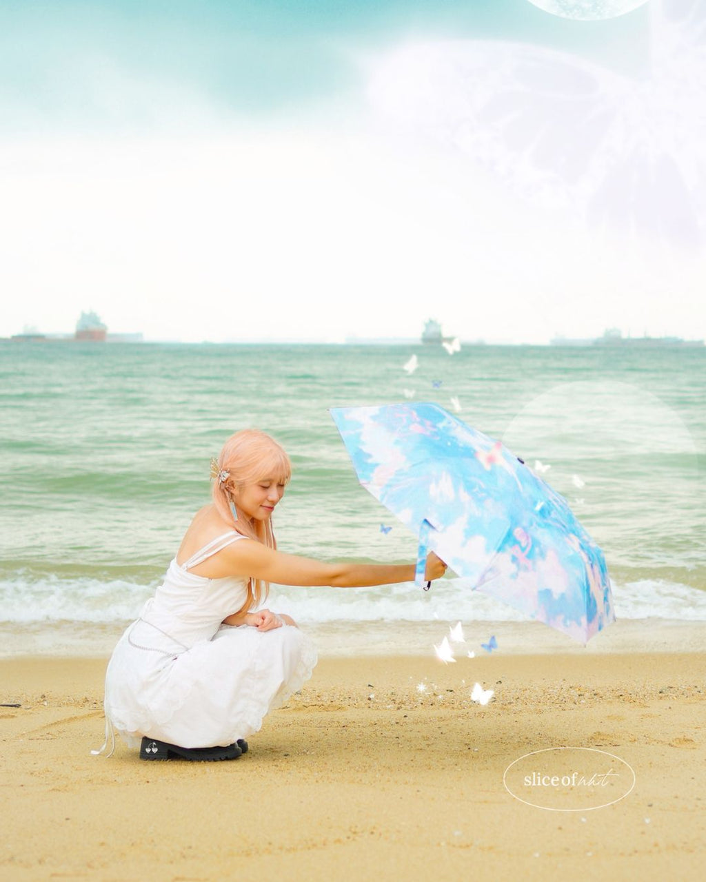 Pastel FairyCore Seasons Umbrella