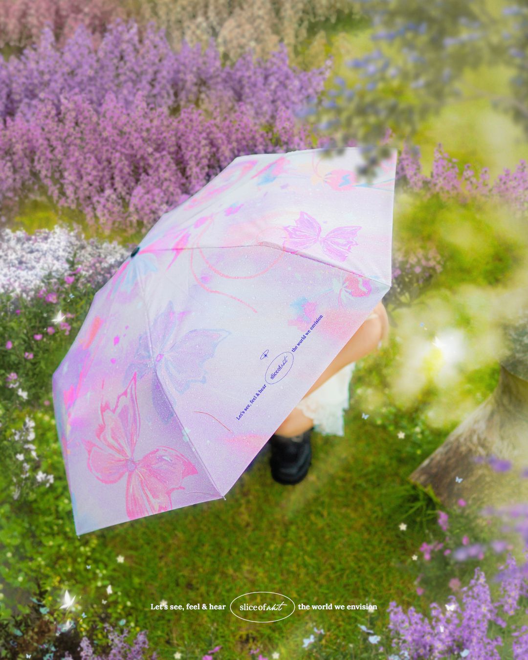 Pastel FairyCore Seasons Umbrella