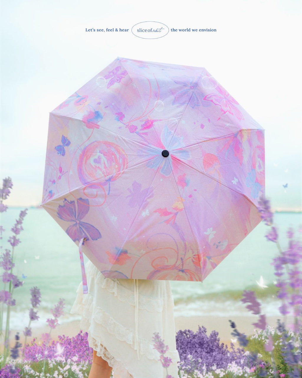 Pastel FairyCore Seasons Umbrella