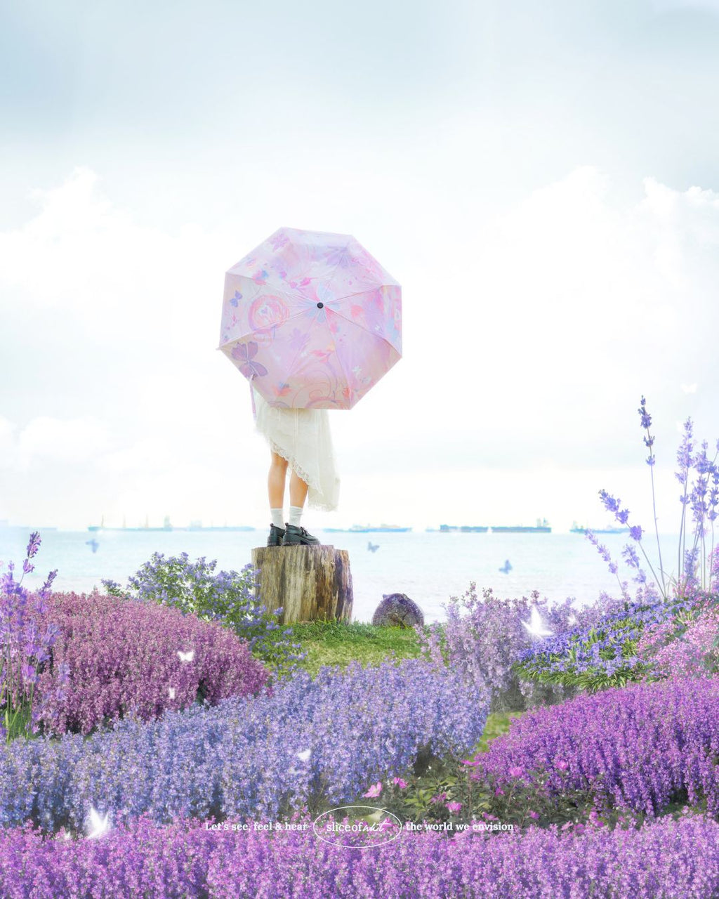 Pastel FairyCore Seasons Umbrella