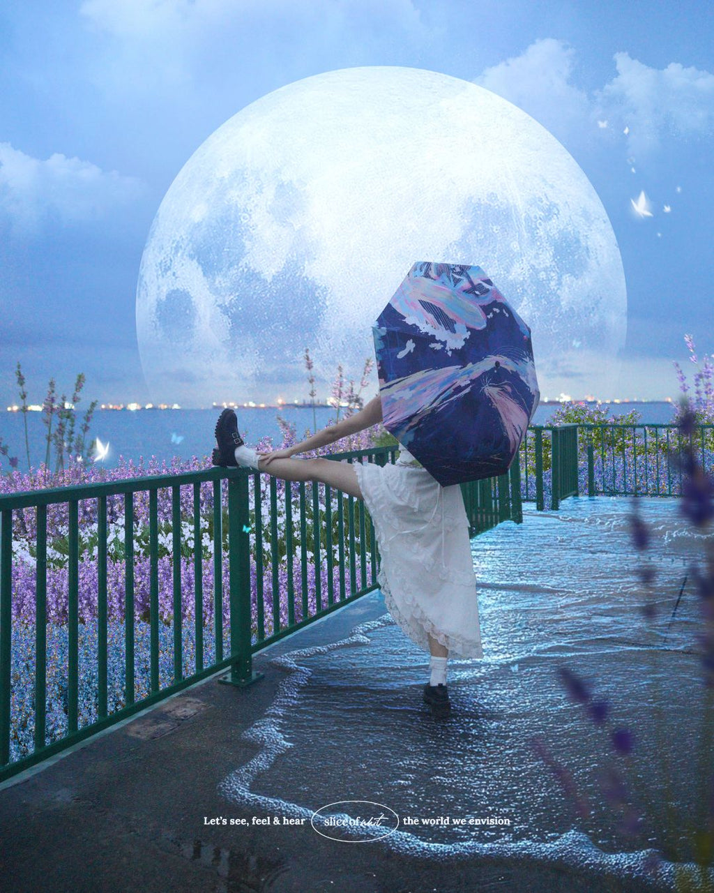 Pastel FairyCore Seasons Umbrella